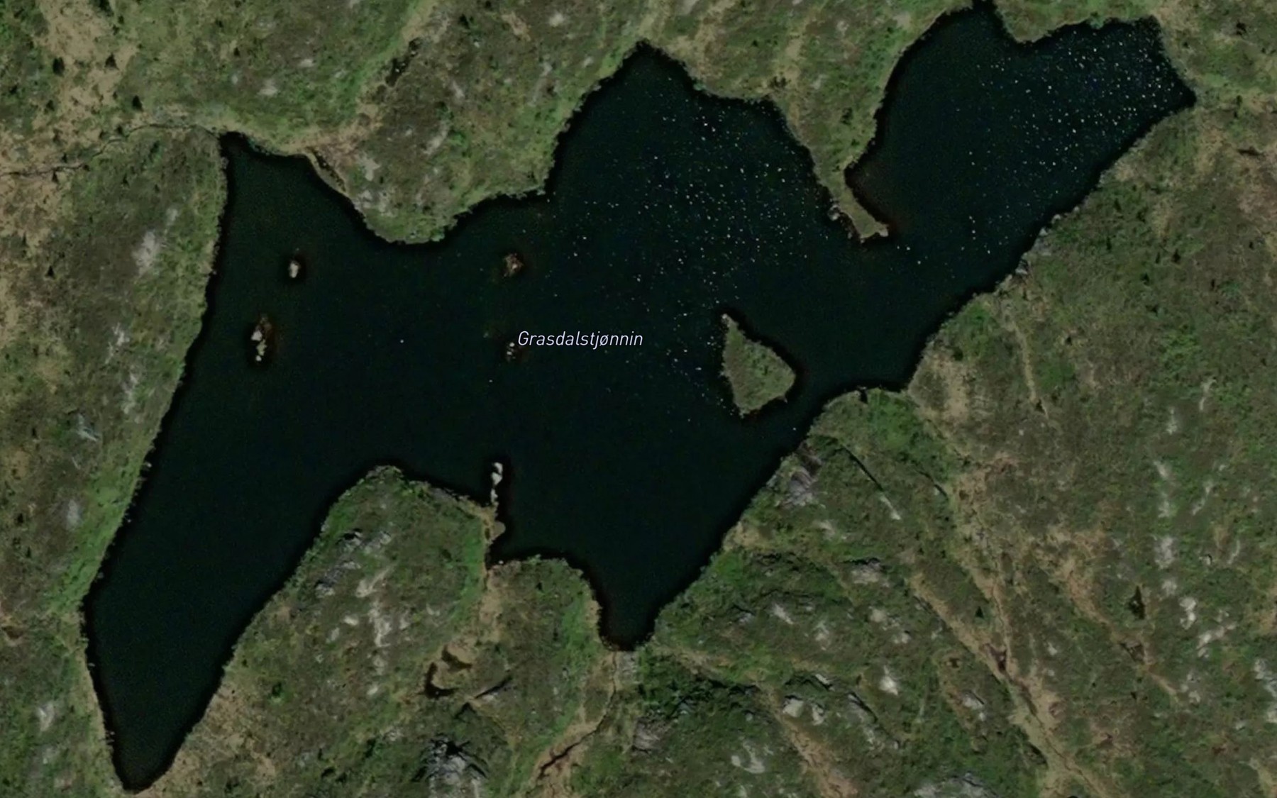 Satellite map of the Grasdalstjonnin