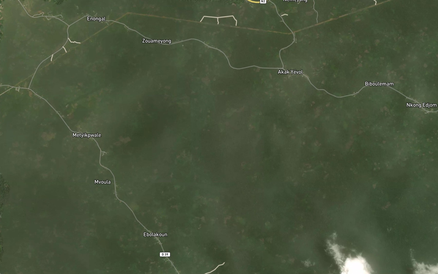 Satellite map of the Mvie