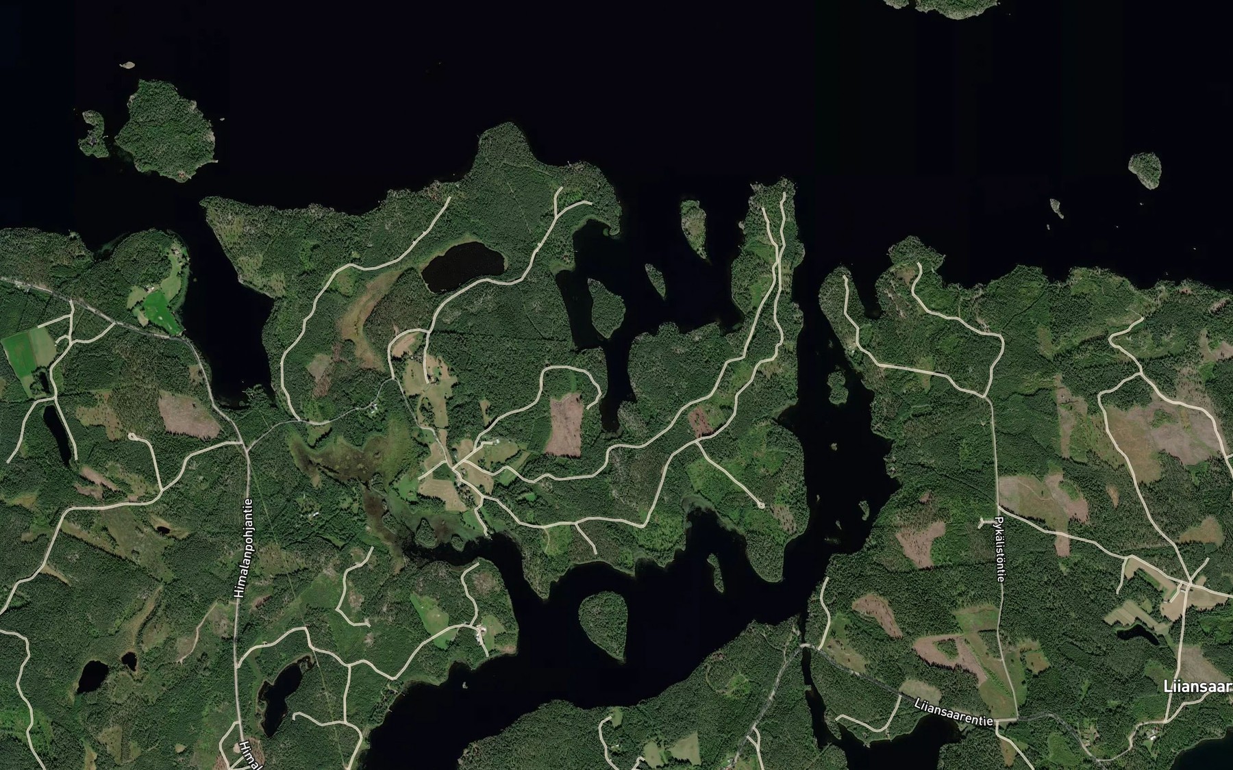 Satellite map of the Mayrapohjanlahti