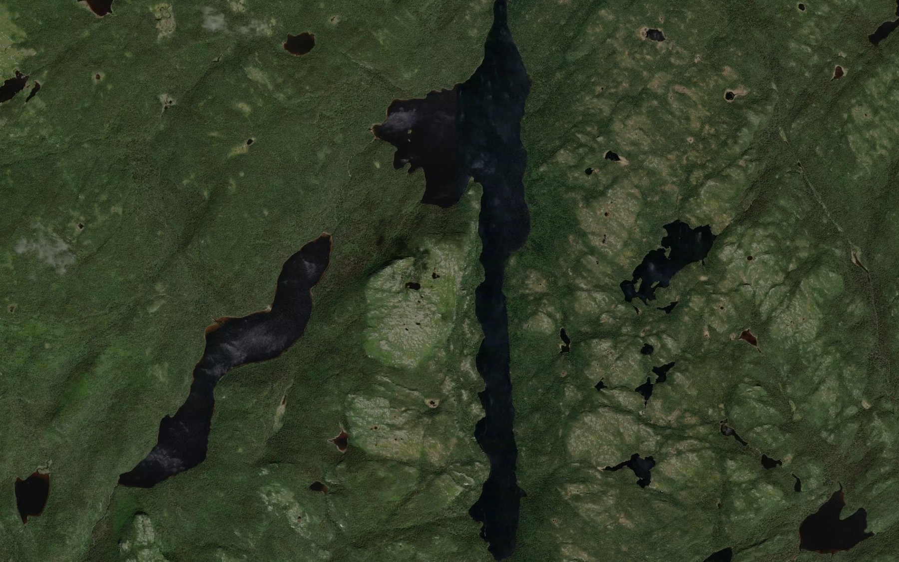 Satellite map of the Lac Alfred-De Vigny