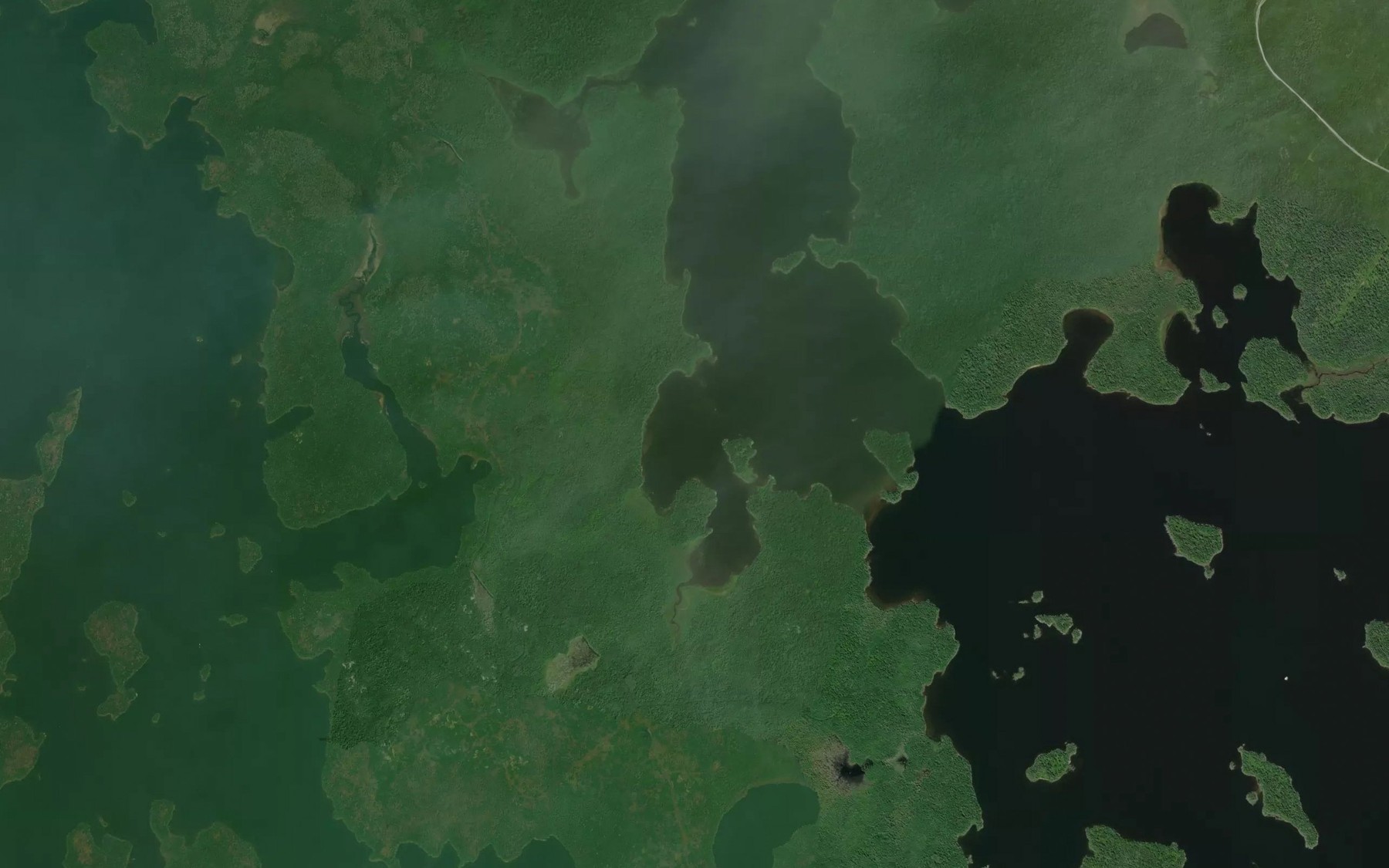 Satellite map of the Rocky Bay