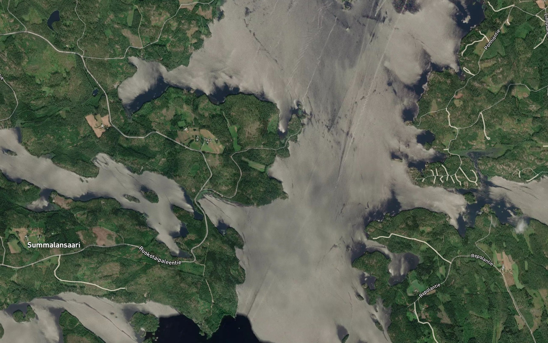 Satellite map of the Sarvilahti
