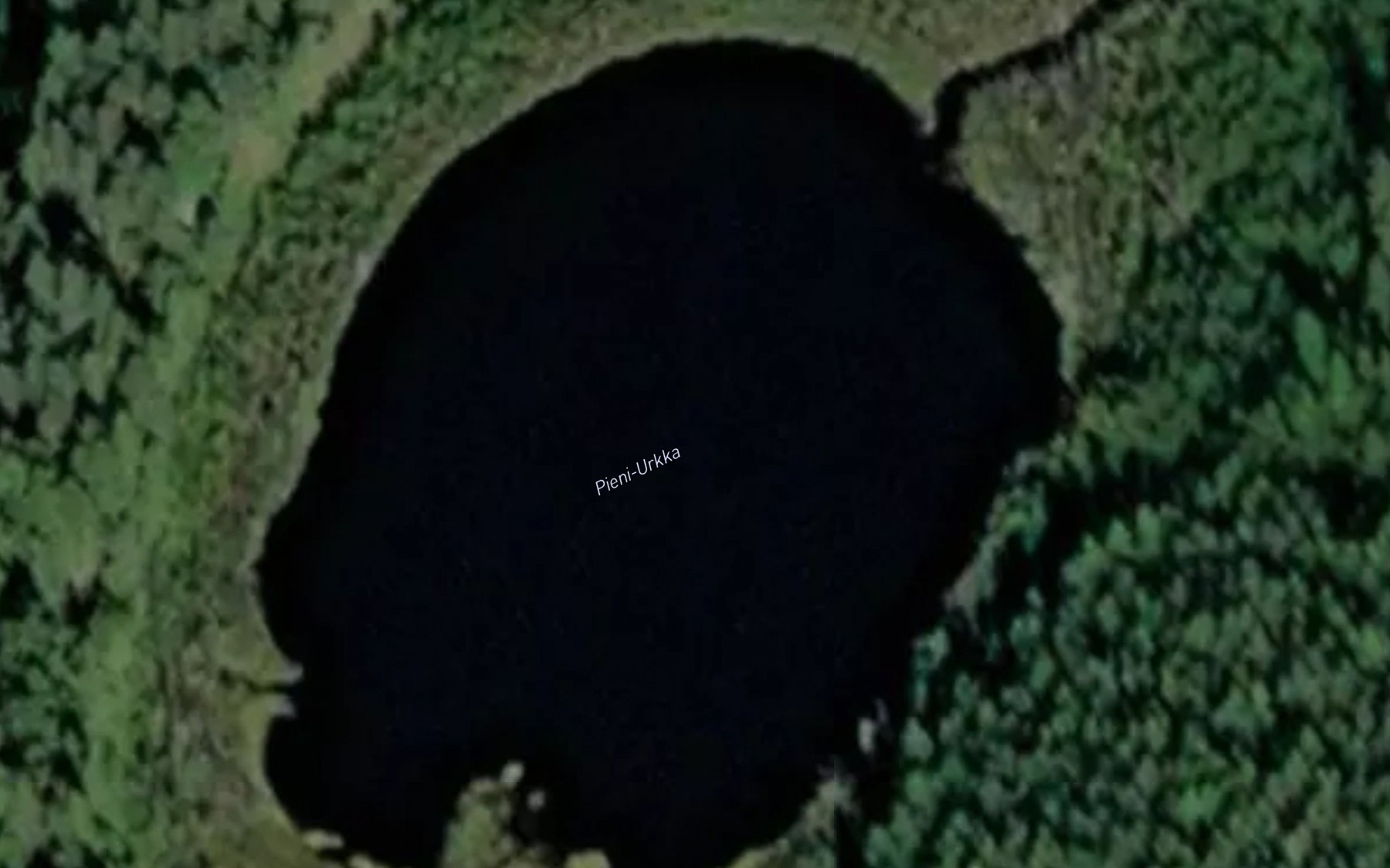 Satellite map of the Pieni-Urkka