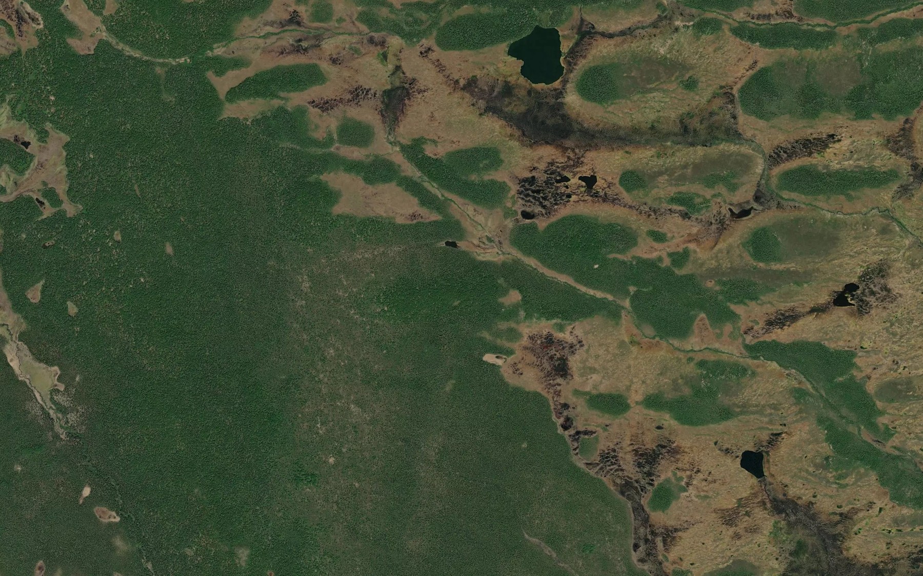 Satellite map of the Pikchowik River