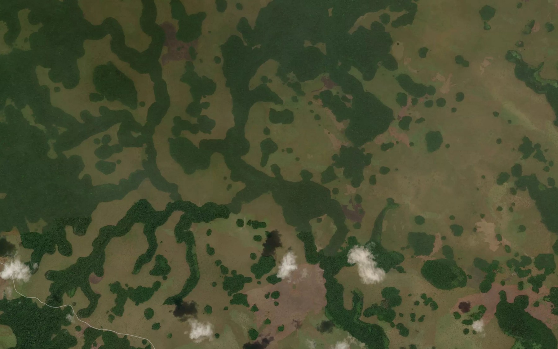 Satellite map of the Mbere