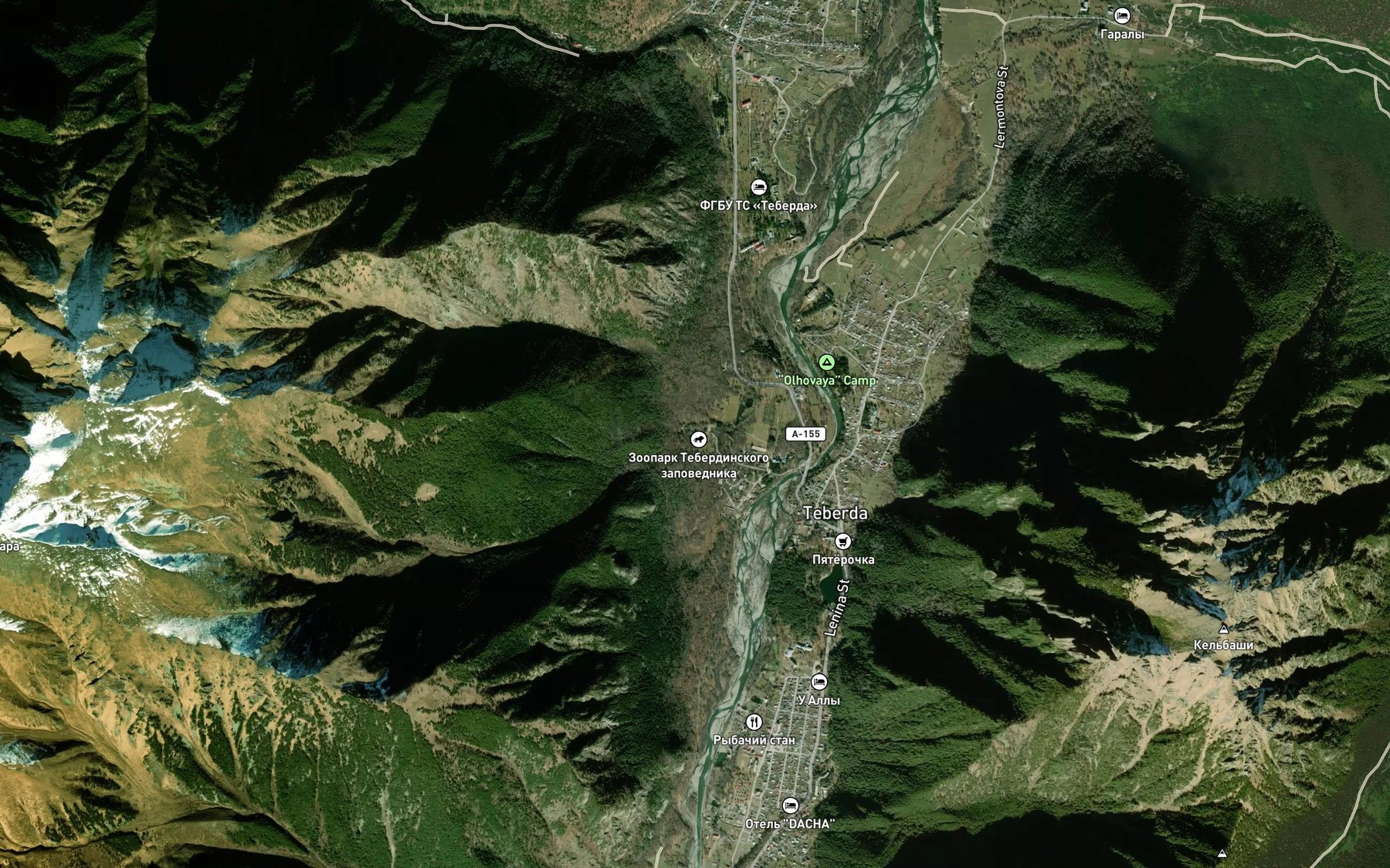 Satellite map of the Reka Malaya Khatipara