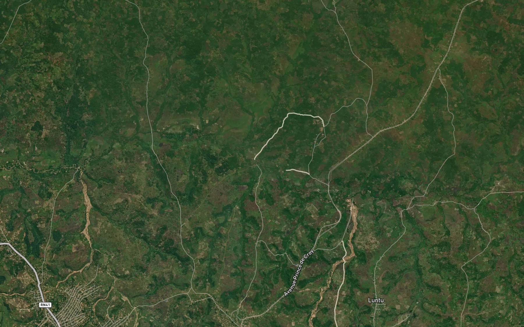Satellite map of the Kankala