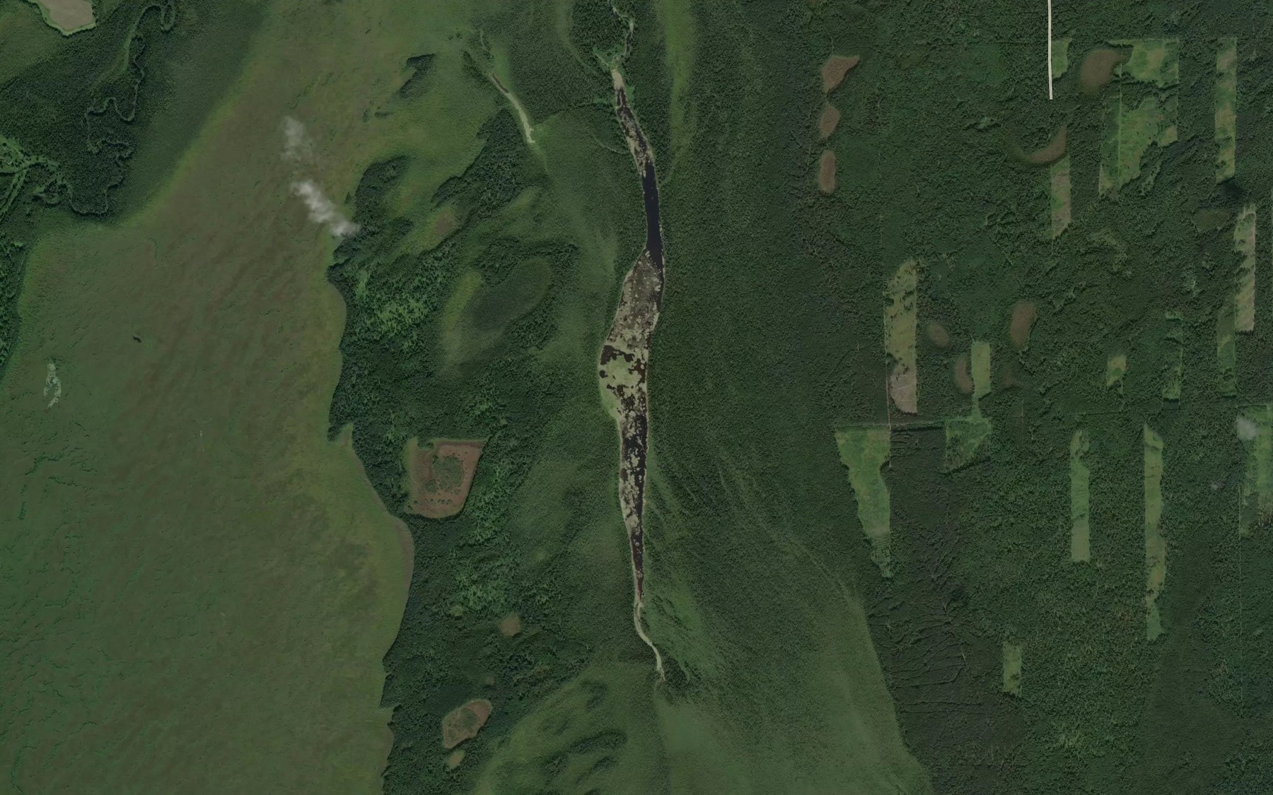 Satellite map of the Ozero Itkul'