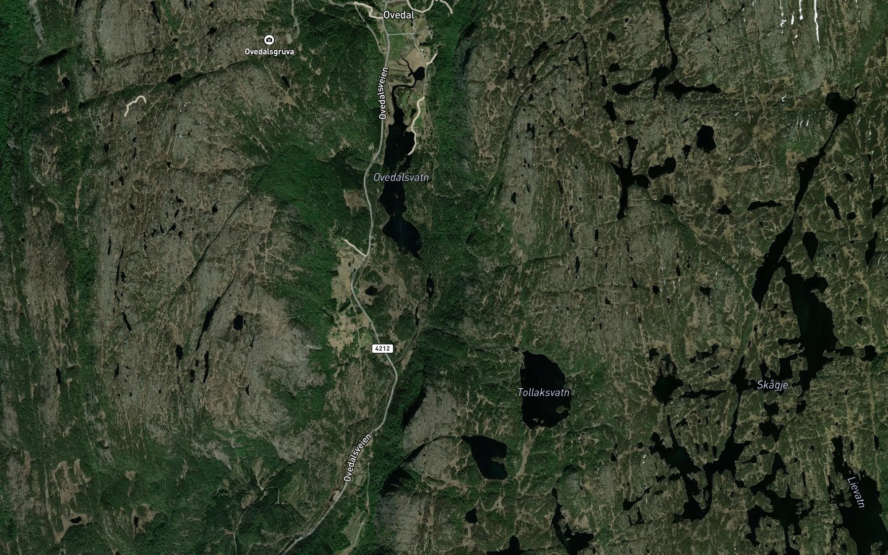 Satellite map of the Flaesebekken