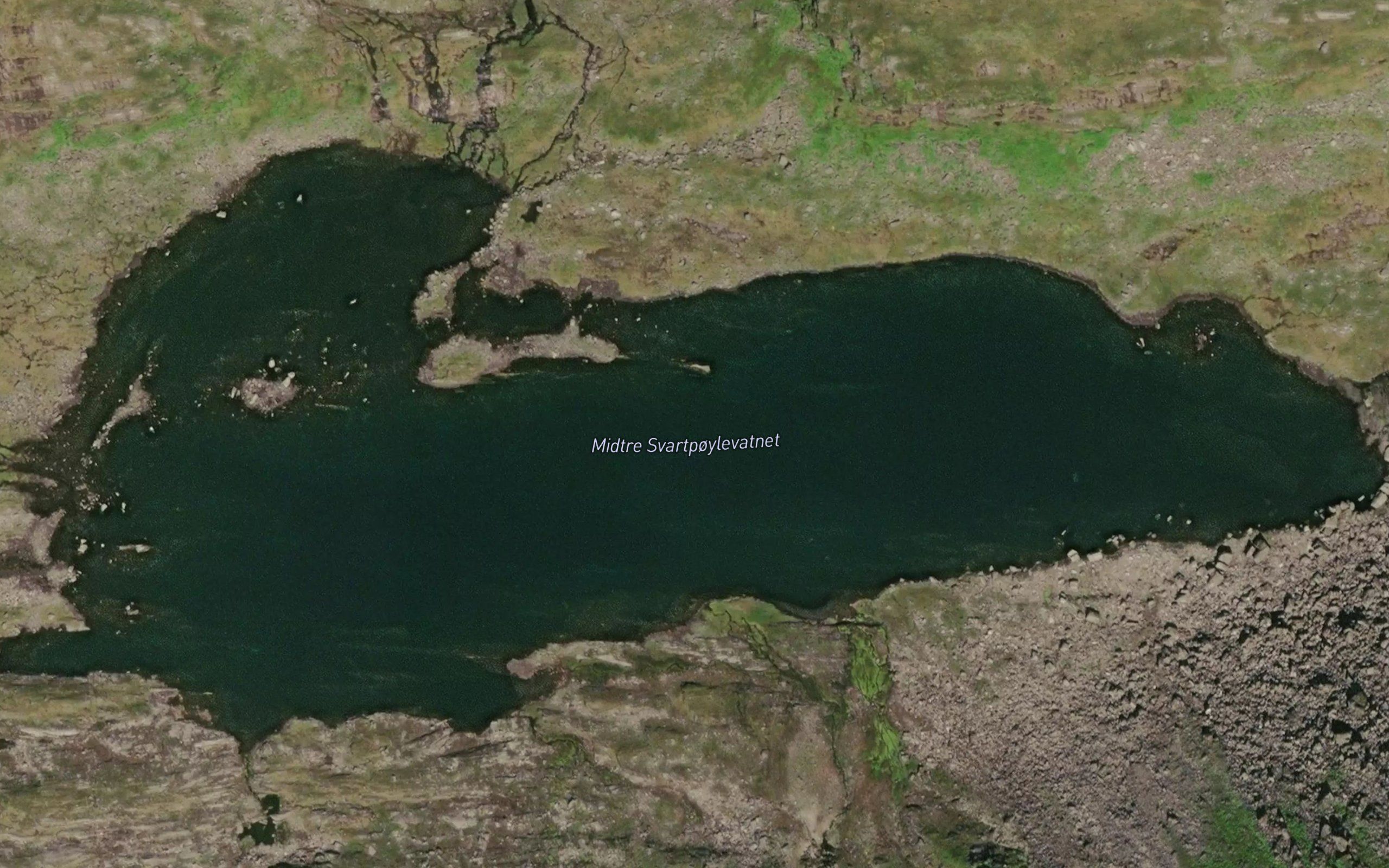 Svartpoylevatnet,midtre