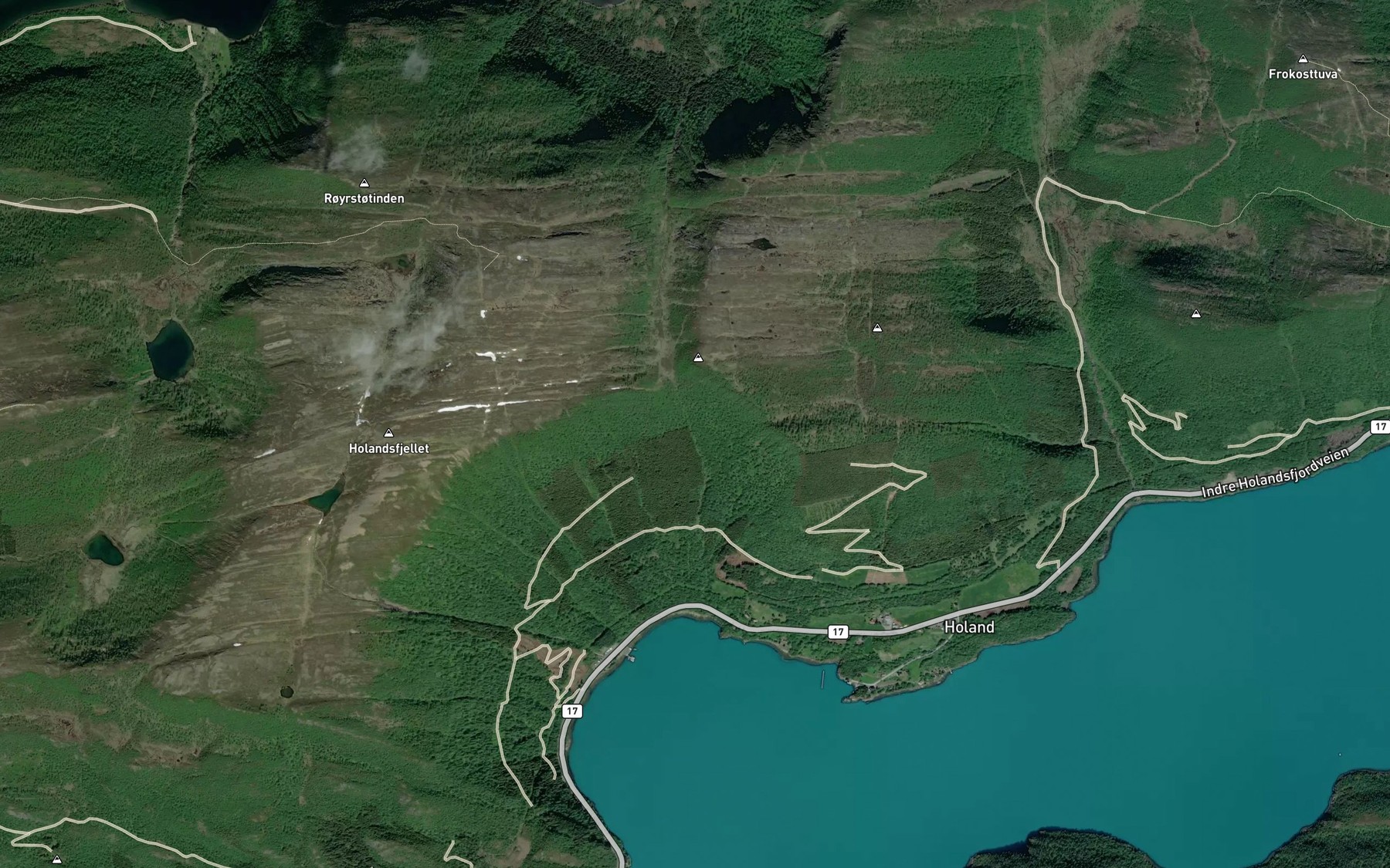 Satellite map of the Gongskardaga
