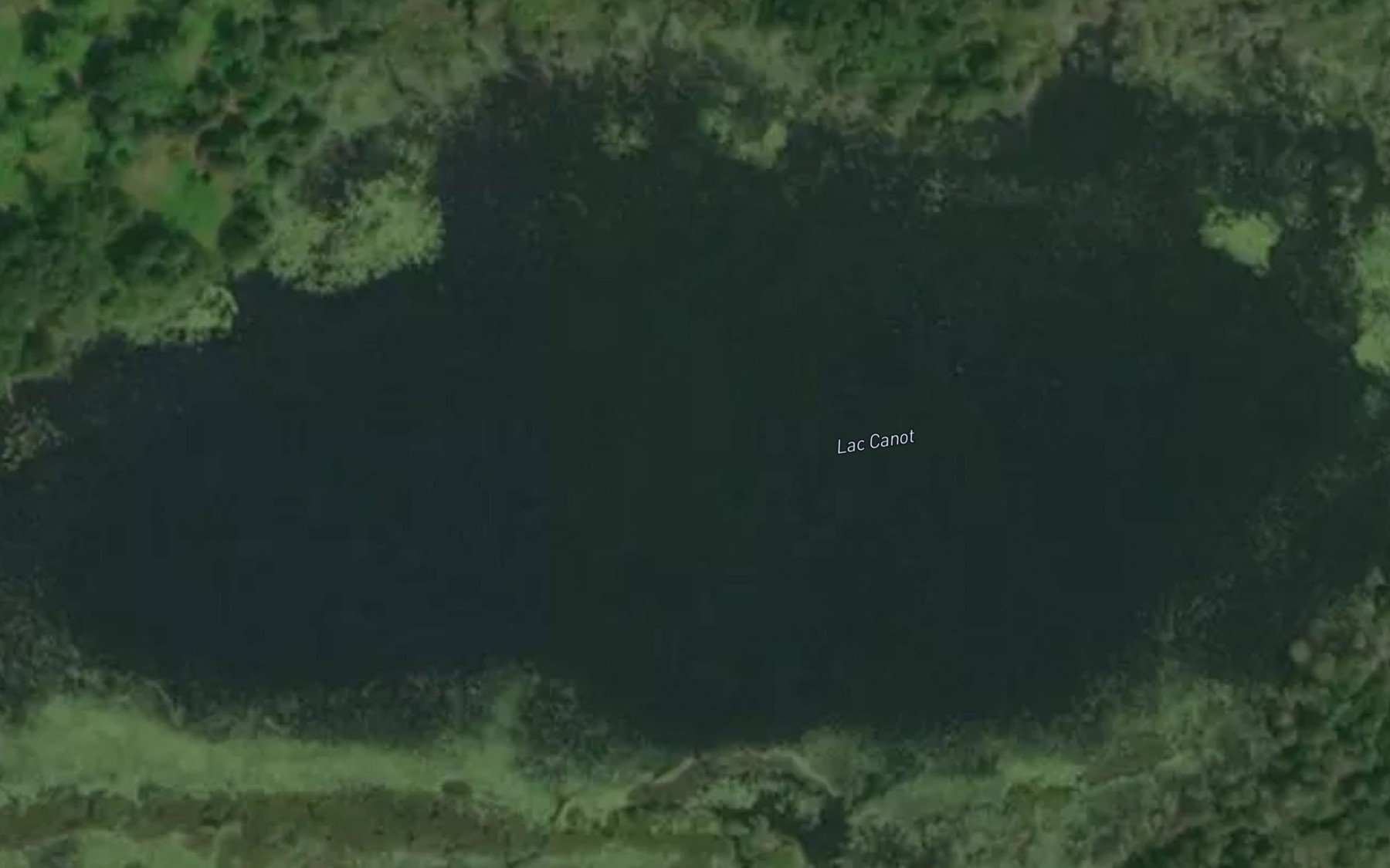 Satellite map of the Lac Canot