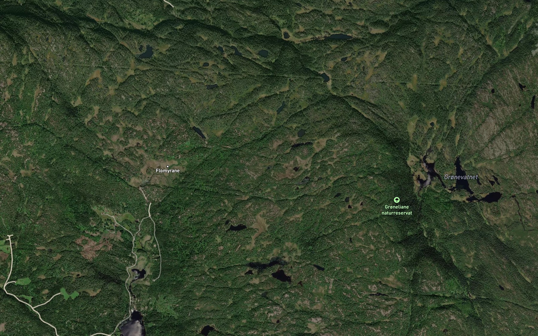 Satellite map of the Asbjornstjonn