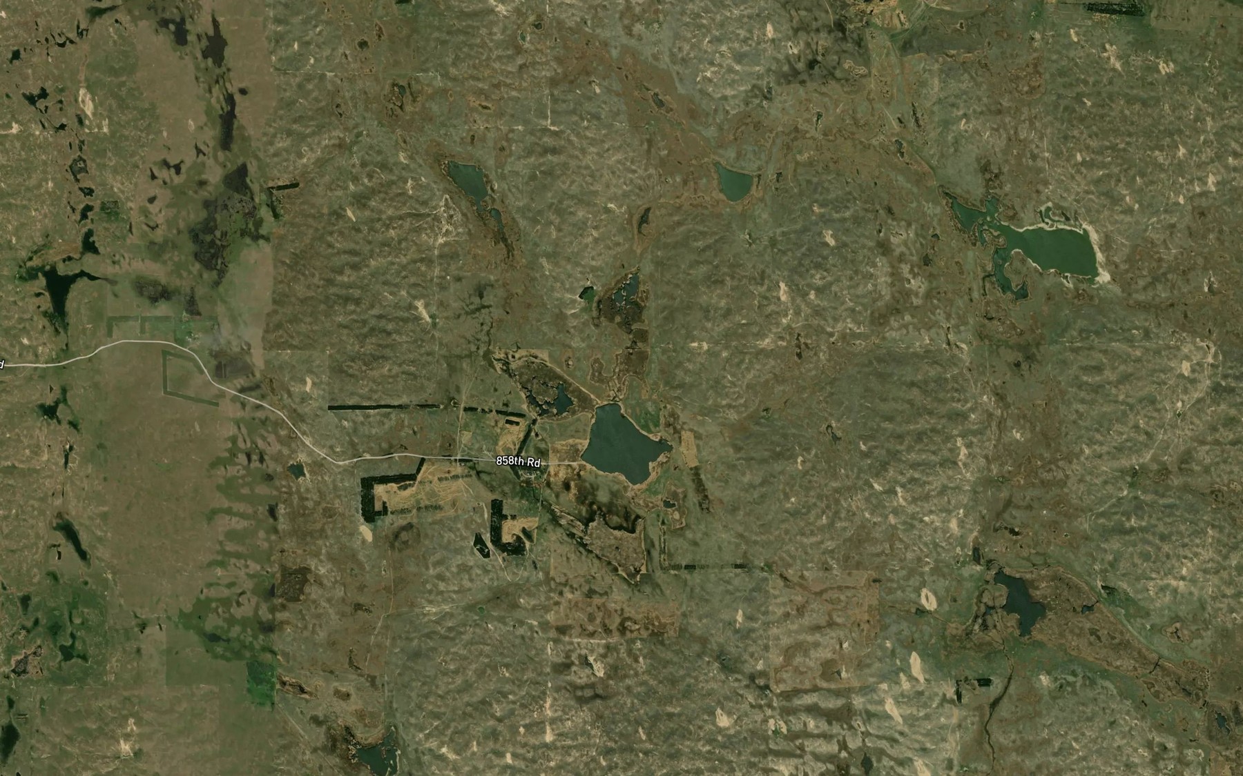 Satellite map of the Murphy Lake
