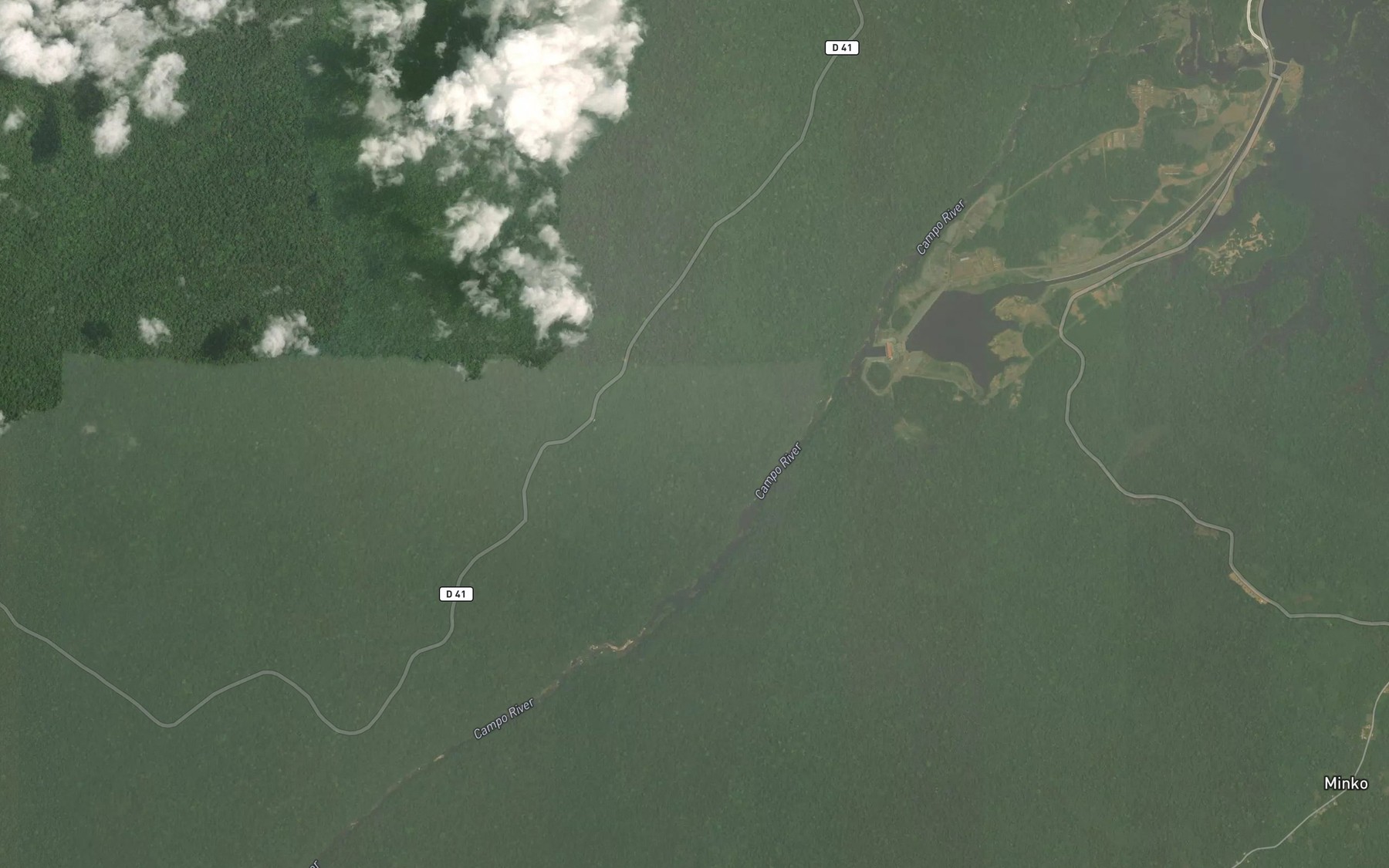Satellite map of the Ngol
