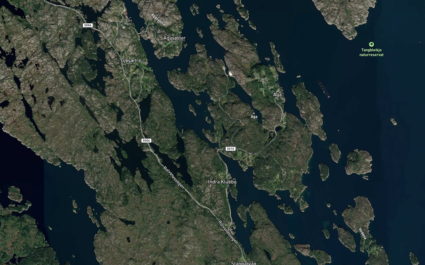 Satellite map of the Seiavika