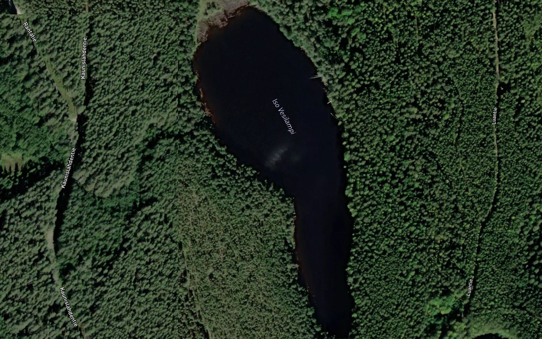 Satellite map of the Iso Vesilampi
