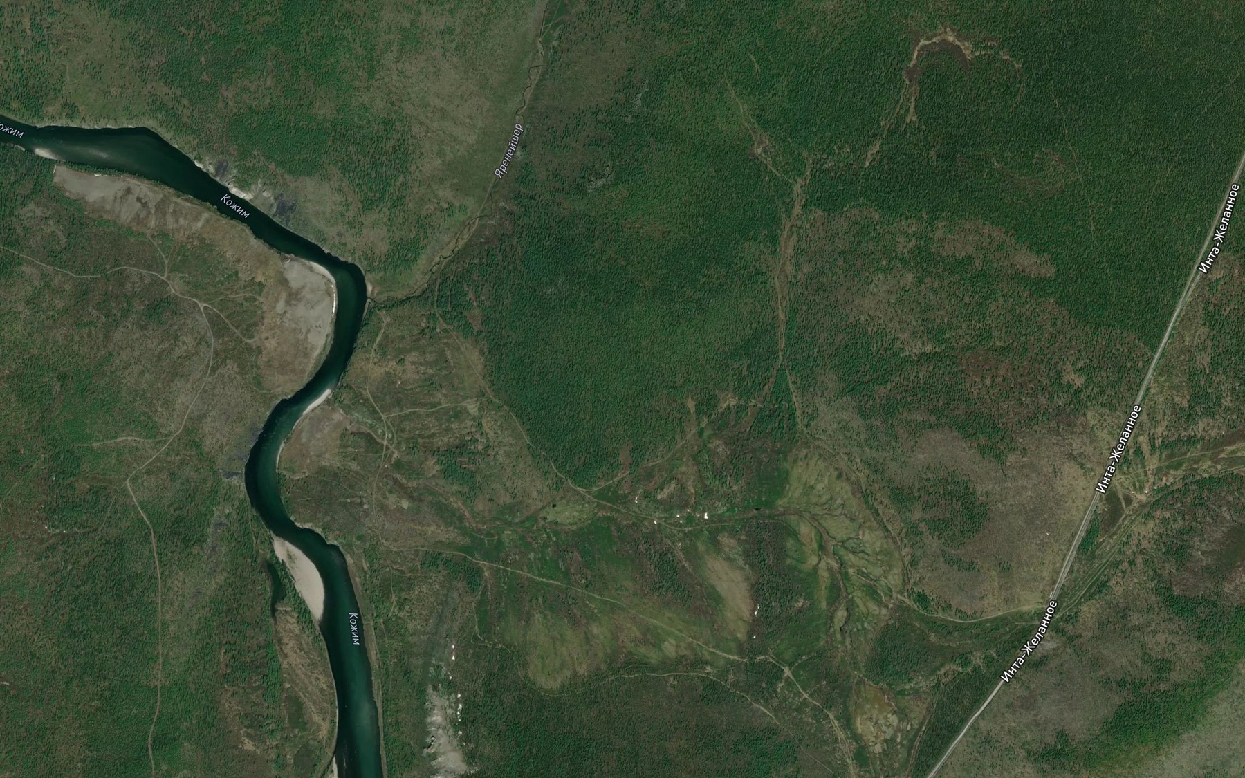 Satellite map of the Limbekoyu