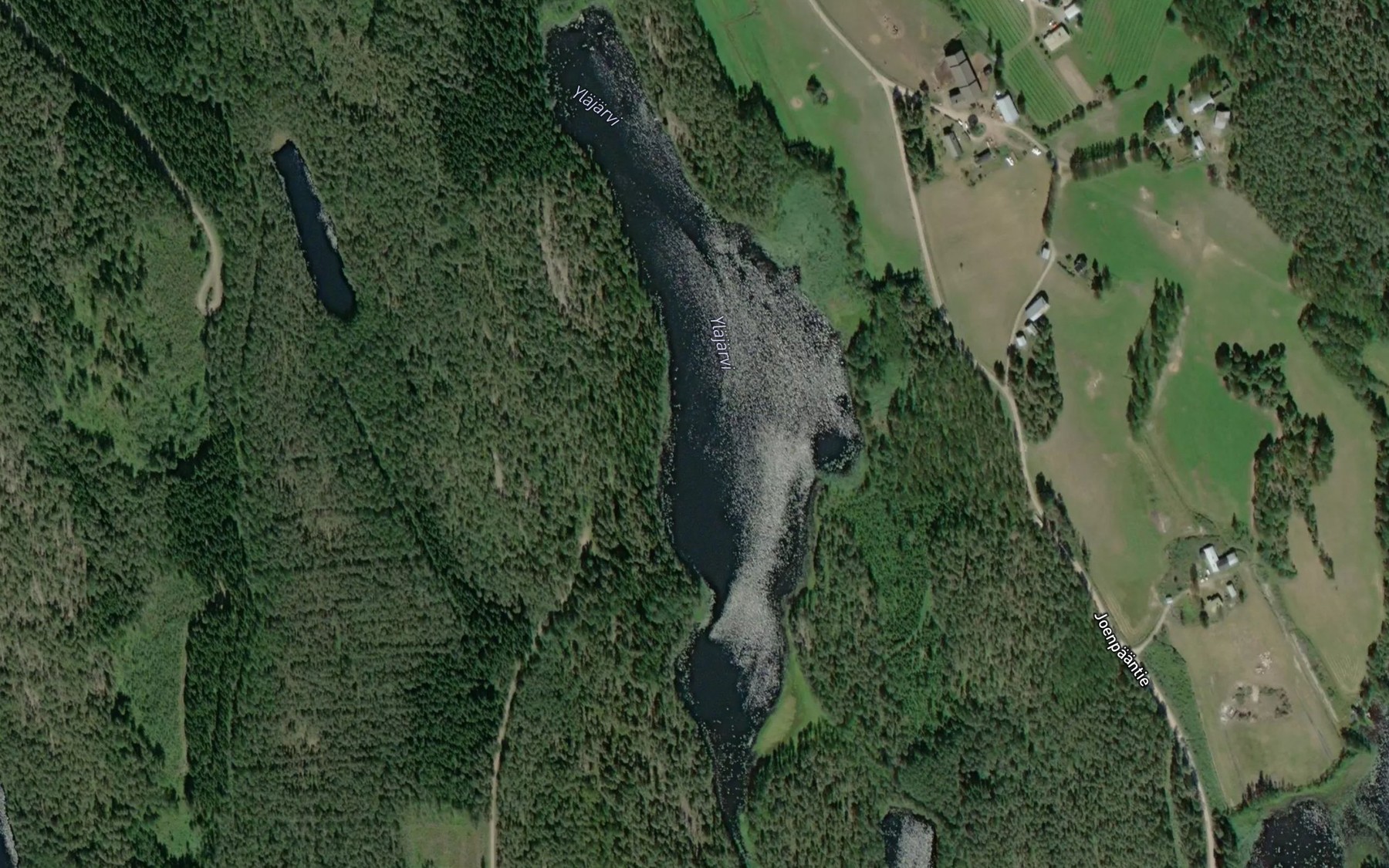 Satellite map of the Ylajarvi