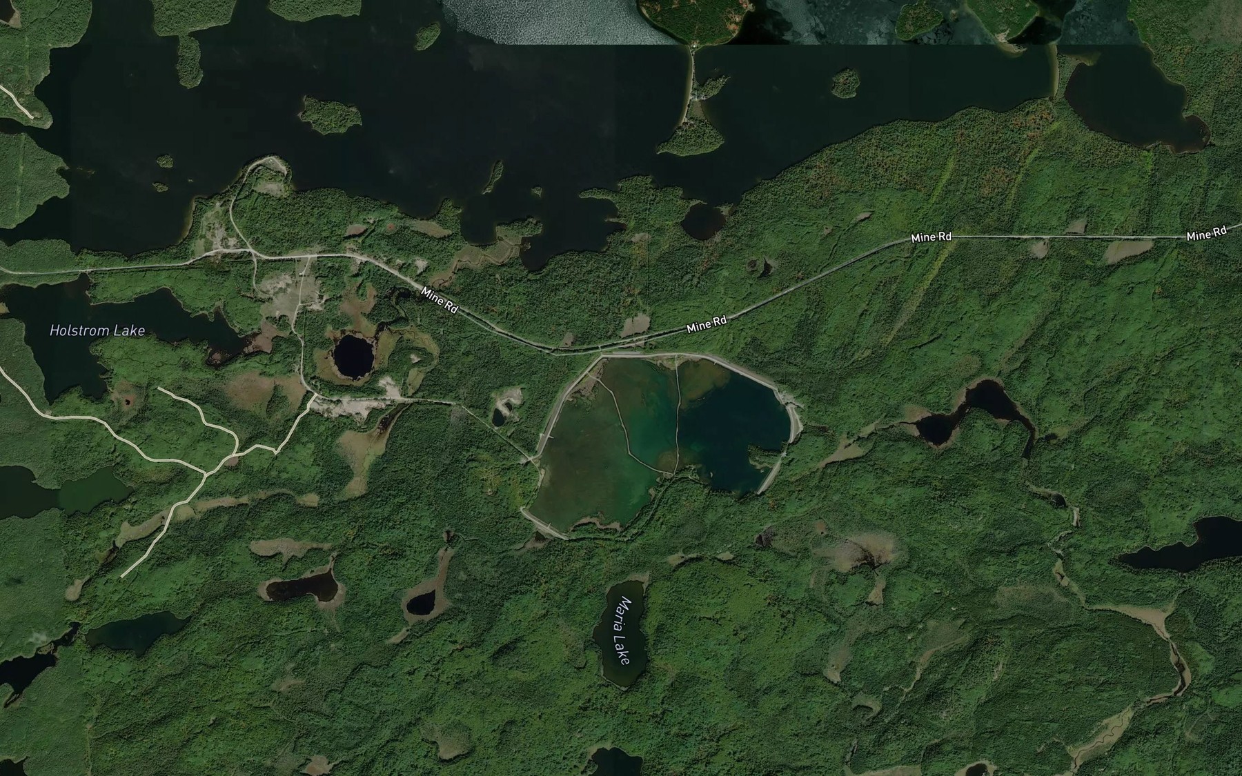 Satellite map of the Camp One Bay