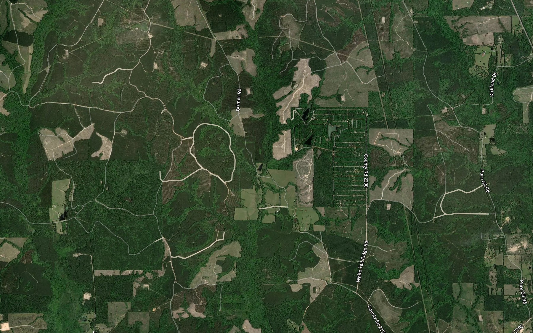 Satellite map of the Sawmill Branch