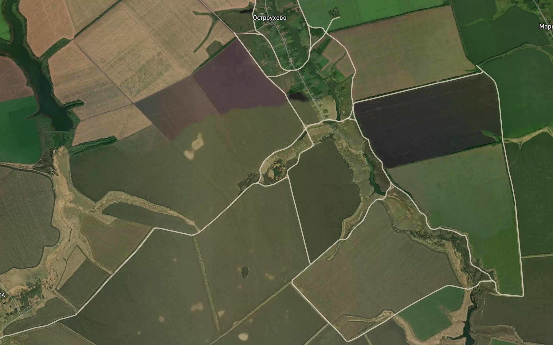 Satellite map of the Ozero Il'men'