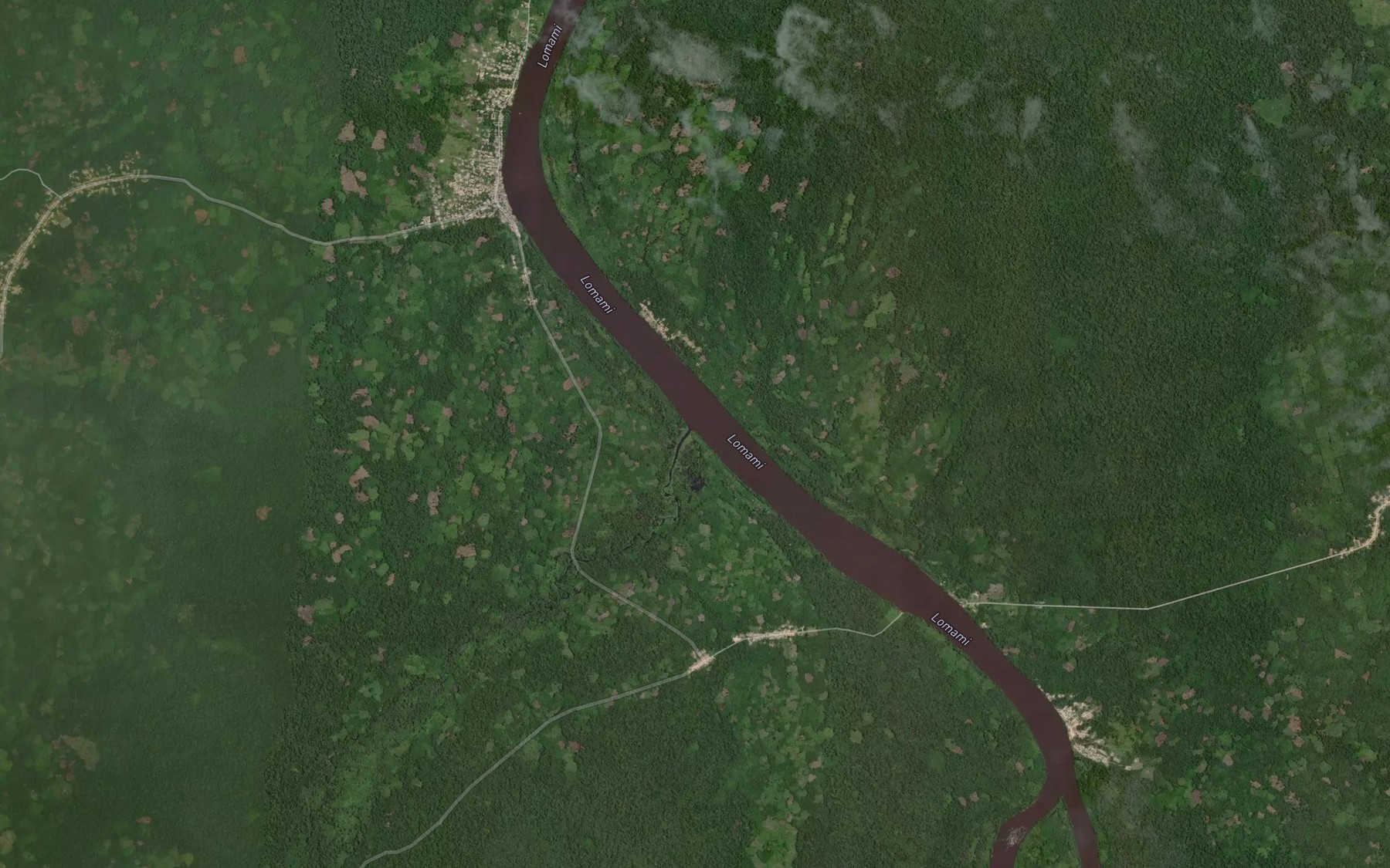 Satellite map of the Loba