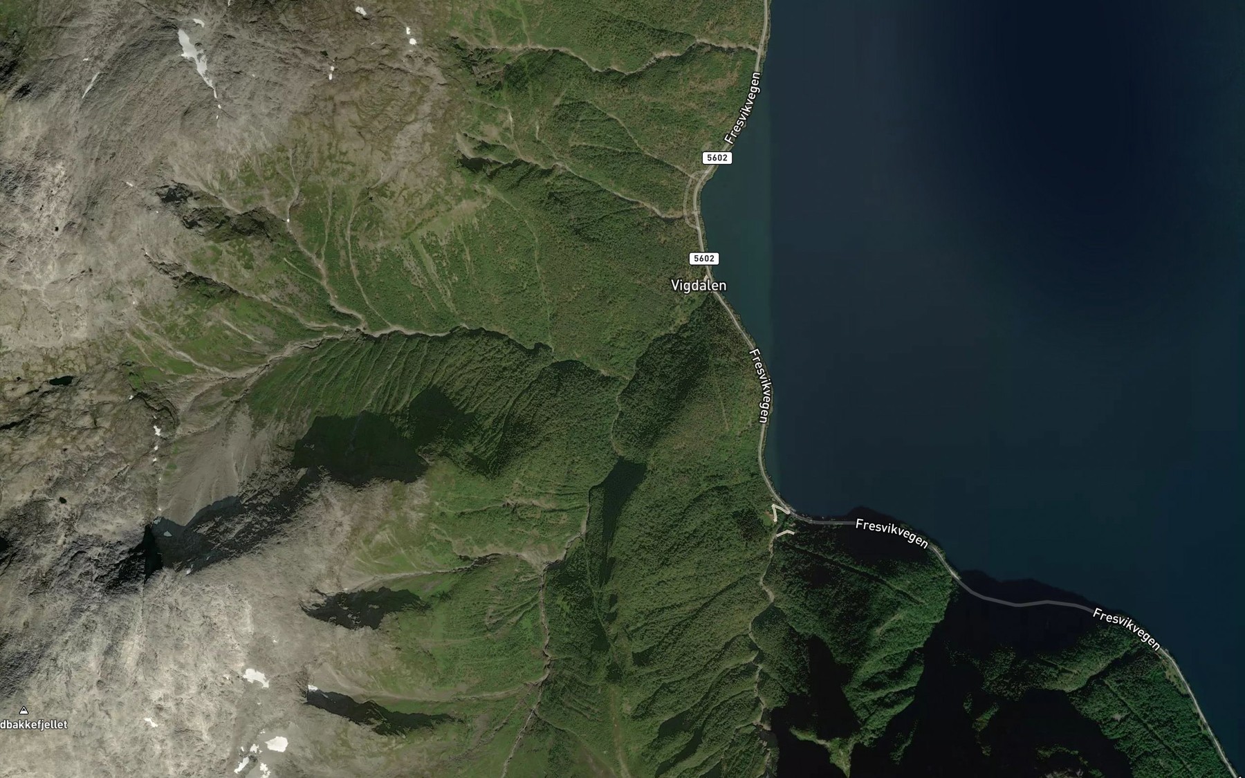 Satellite map of the Kolaselvi