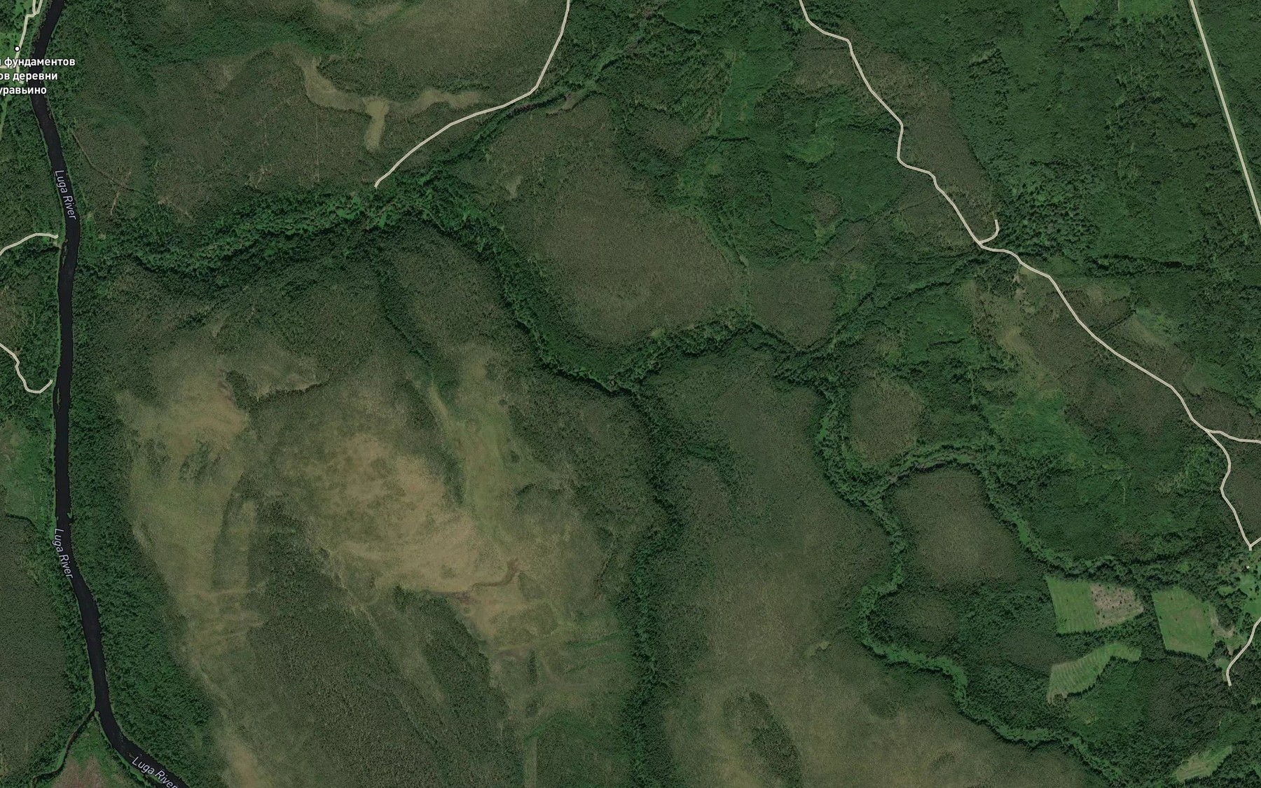 Satellite map of the Utochka