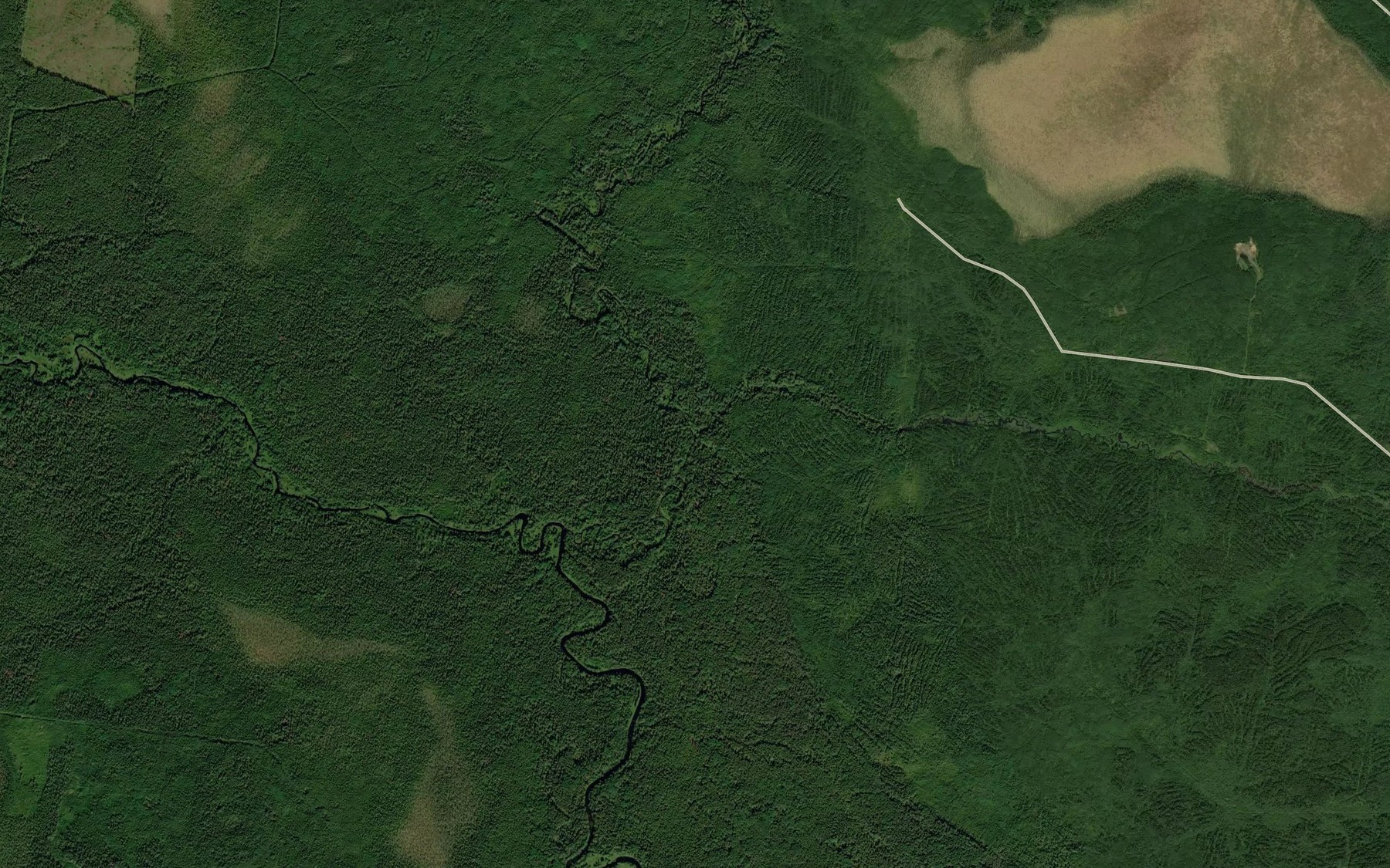 Satellite map of the Katitsa