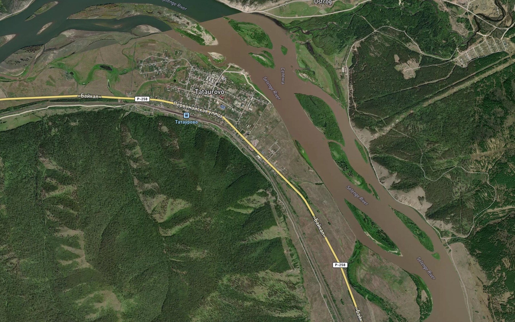 Satellite map of the Itantsa