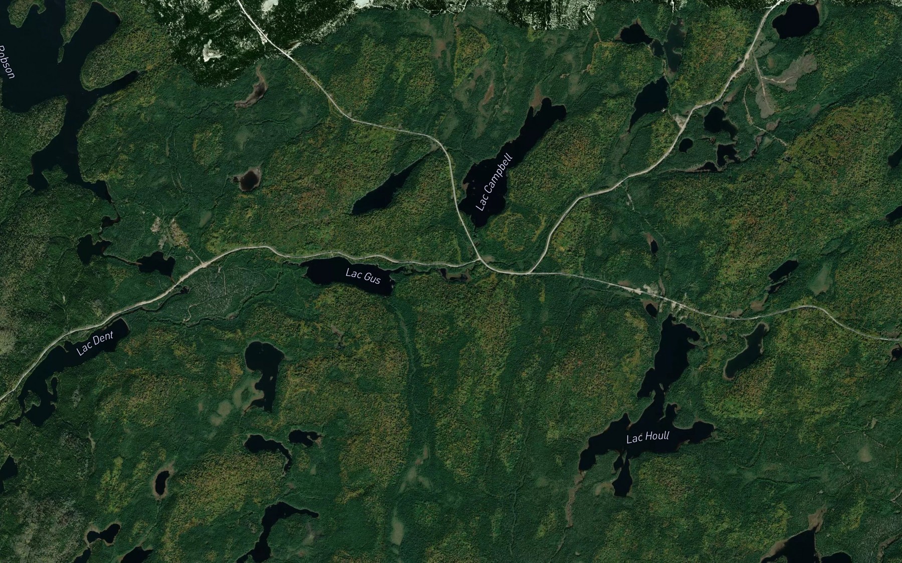Satellite map of the Lac de l'Alluchon