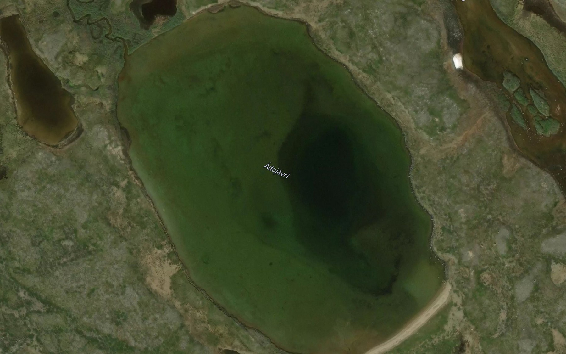 Satellite map of the Adojavri