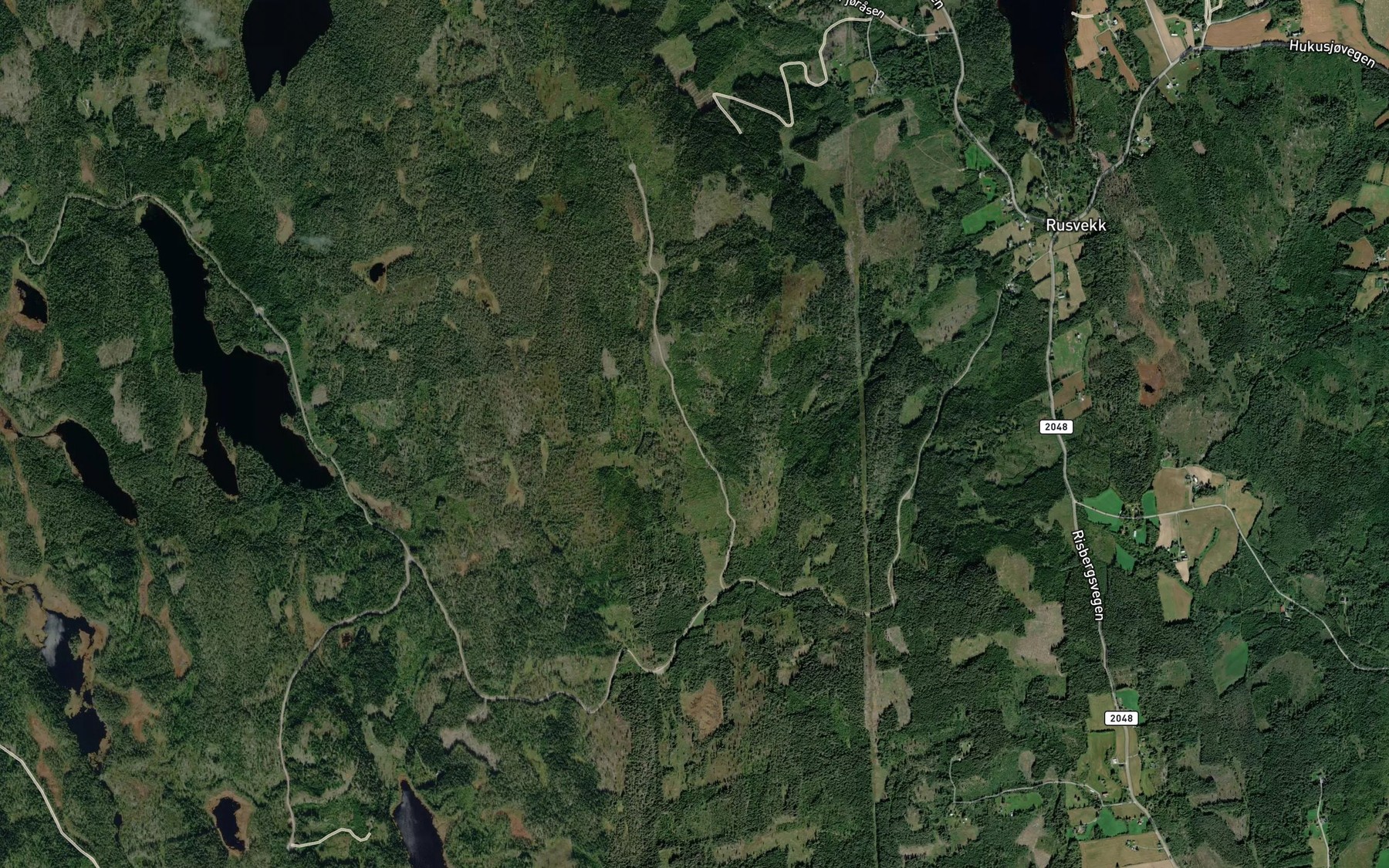 Satellite map of the Dombekken