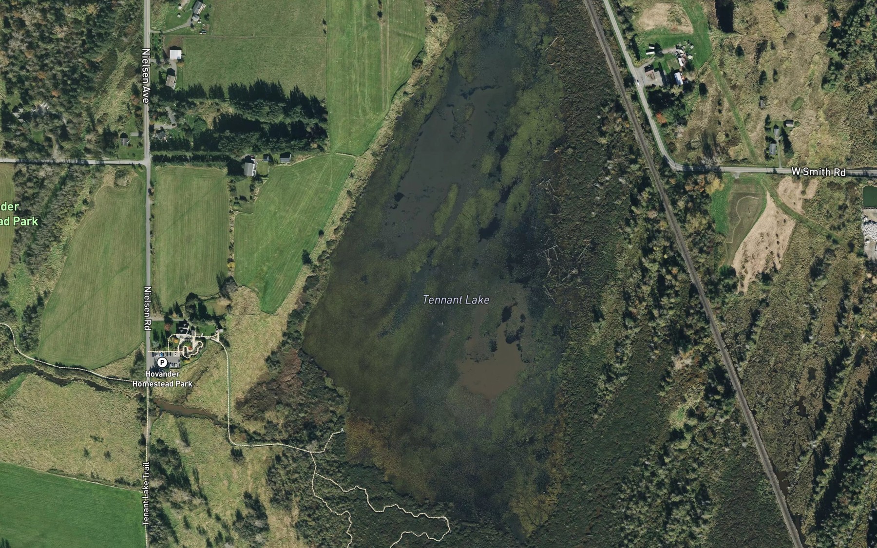 Satellite map of the Tennant Lake