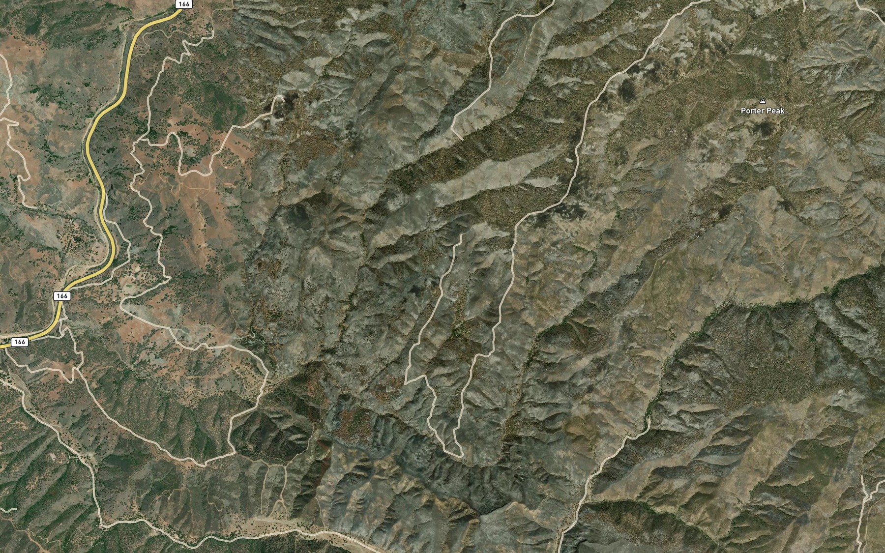 Satellite map of the Buck Cove Spring