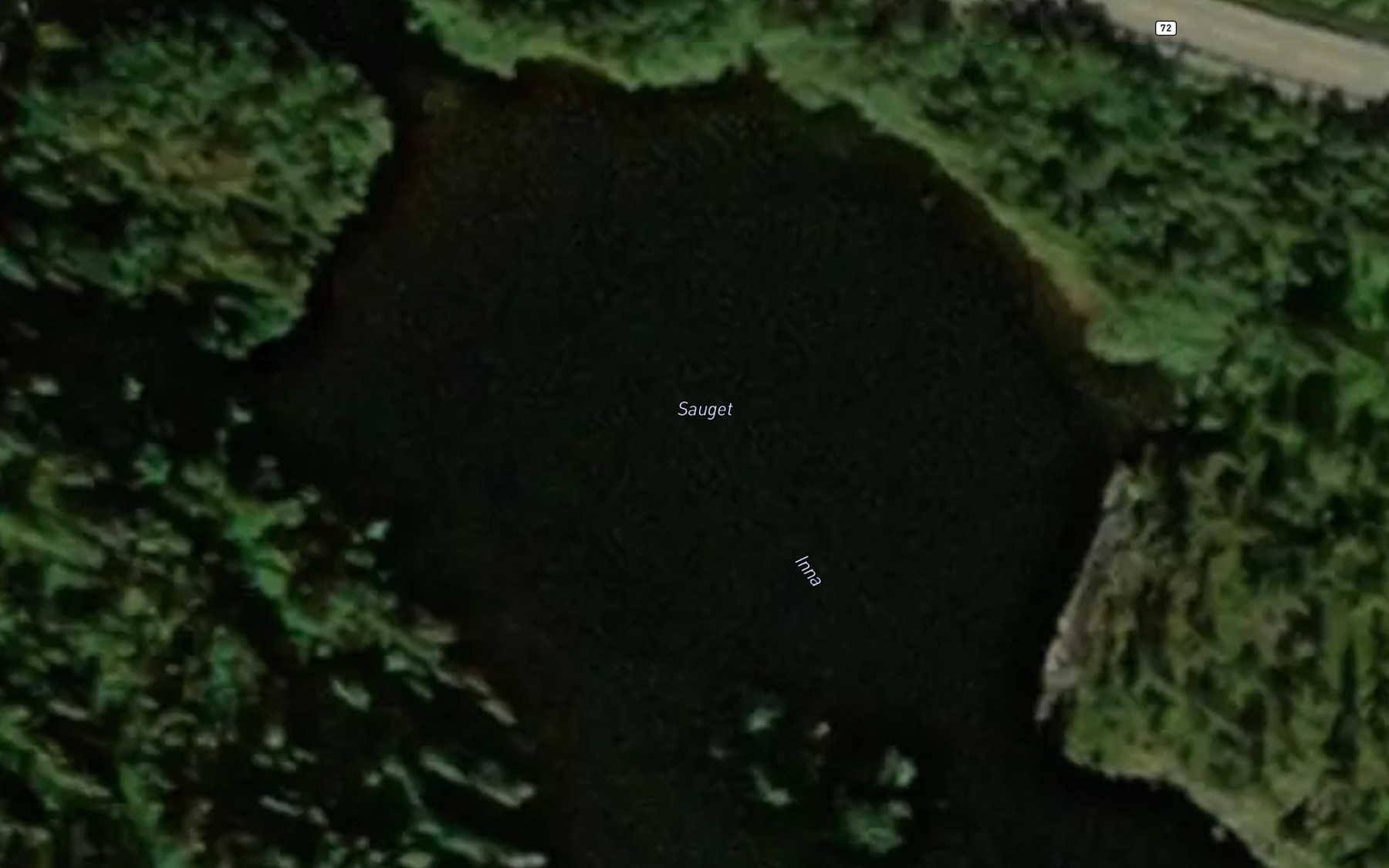 Satellite map of the Sauget