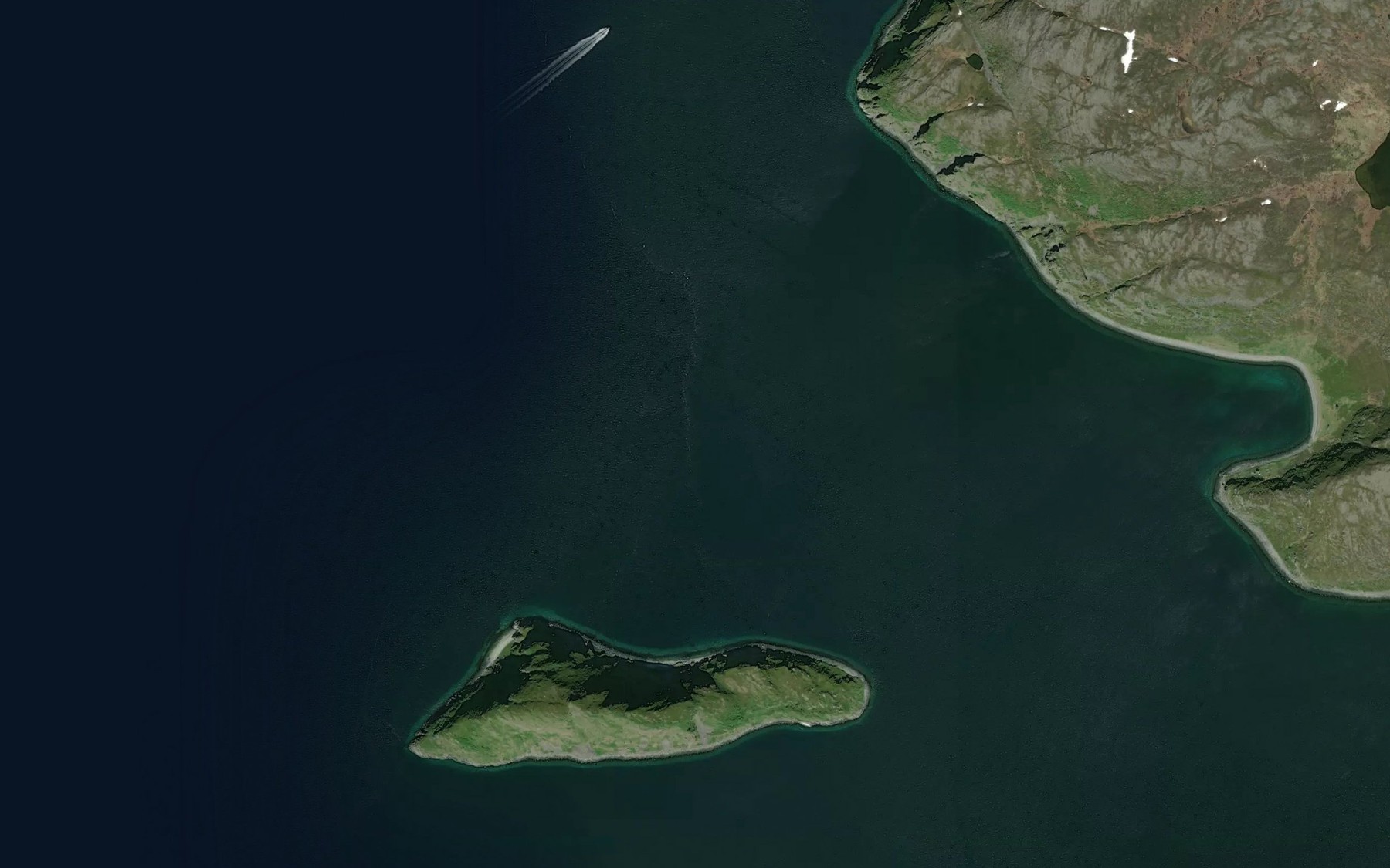 Satellite map of the Svegrunnen