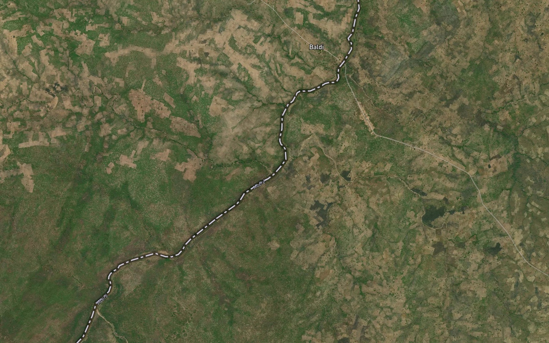 Satellite map of the Mbima