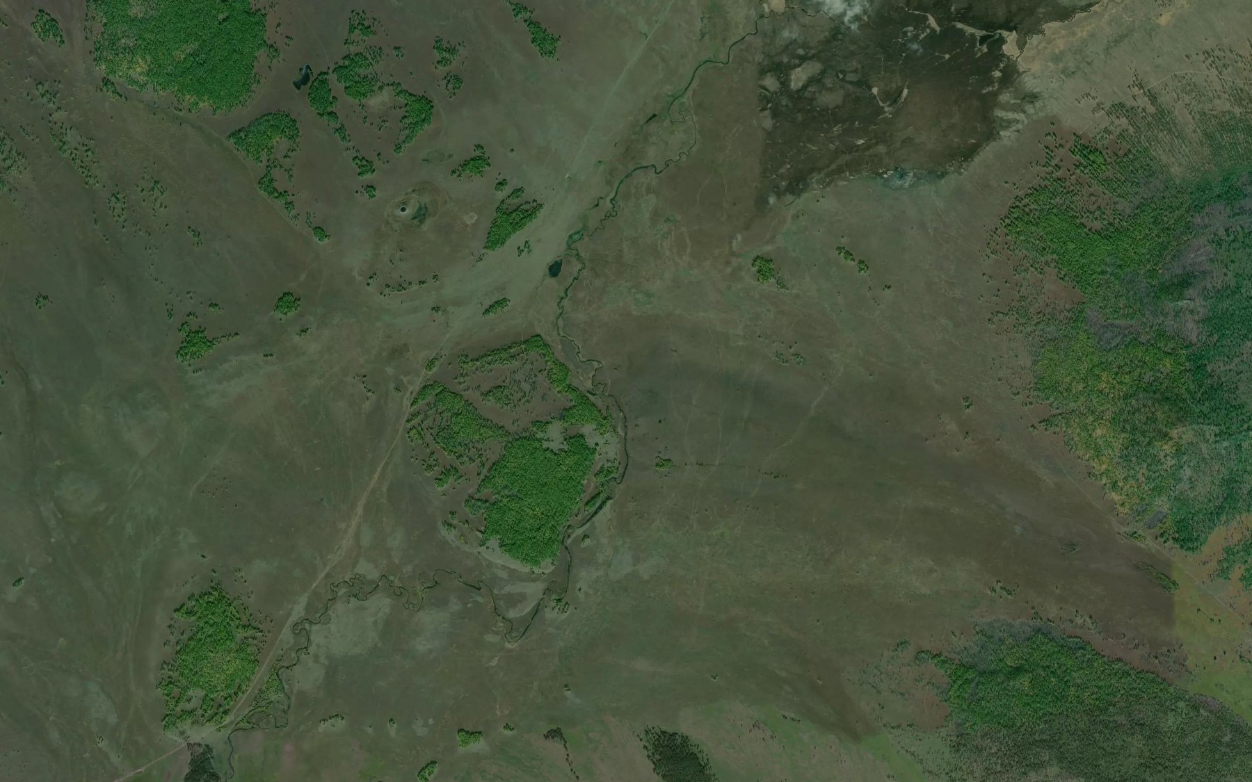 Satellite map of the Verkhnyaya Bulokta