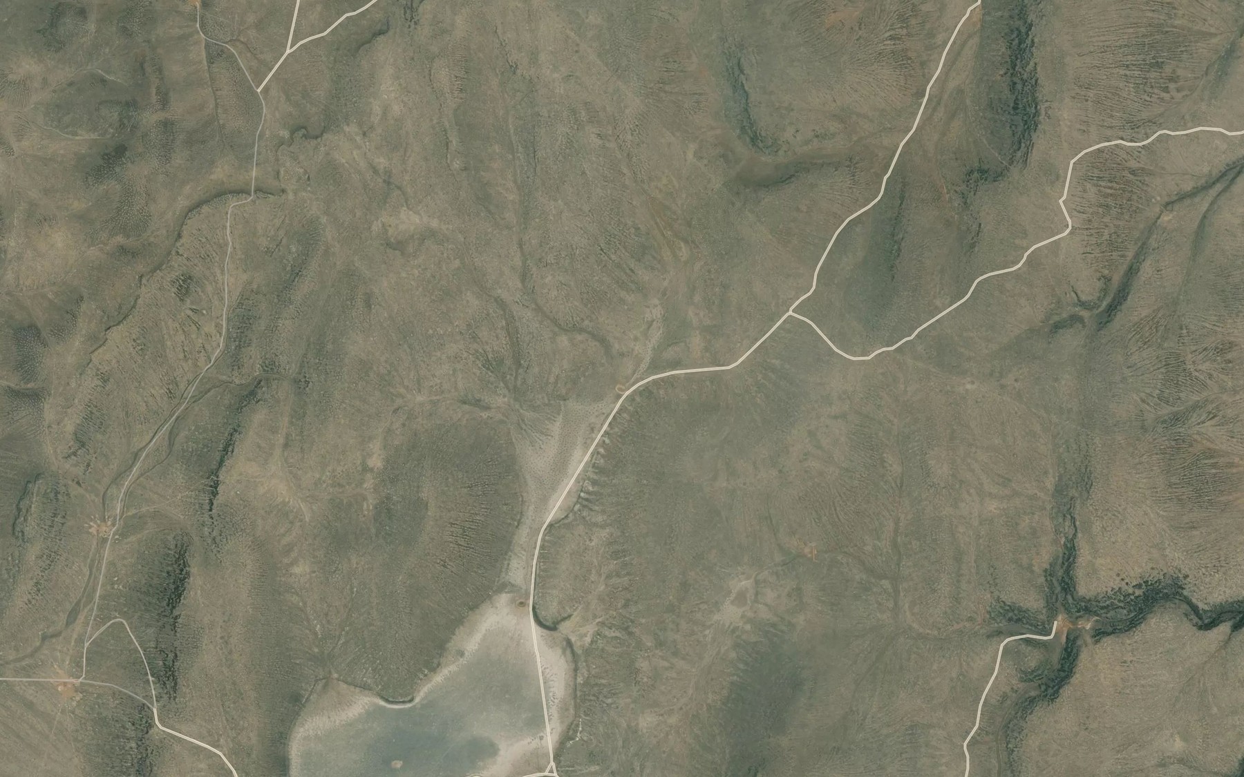 Satellite map of the Antelope Flat Reservoir Number Two