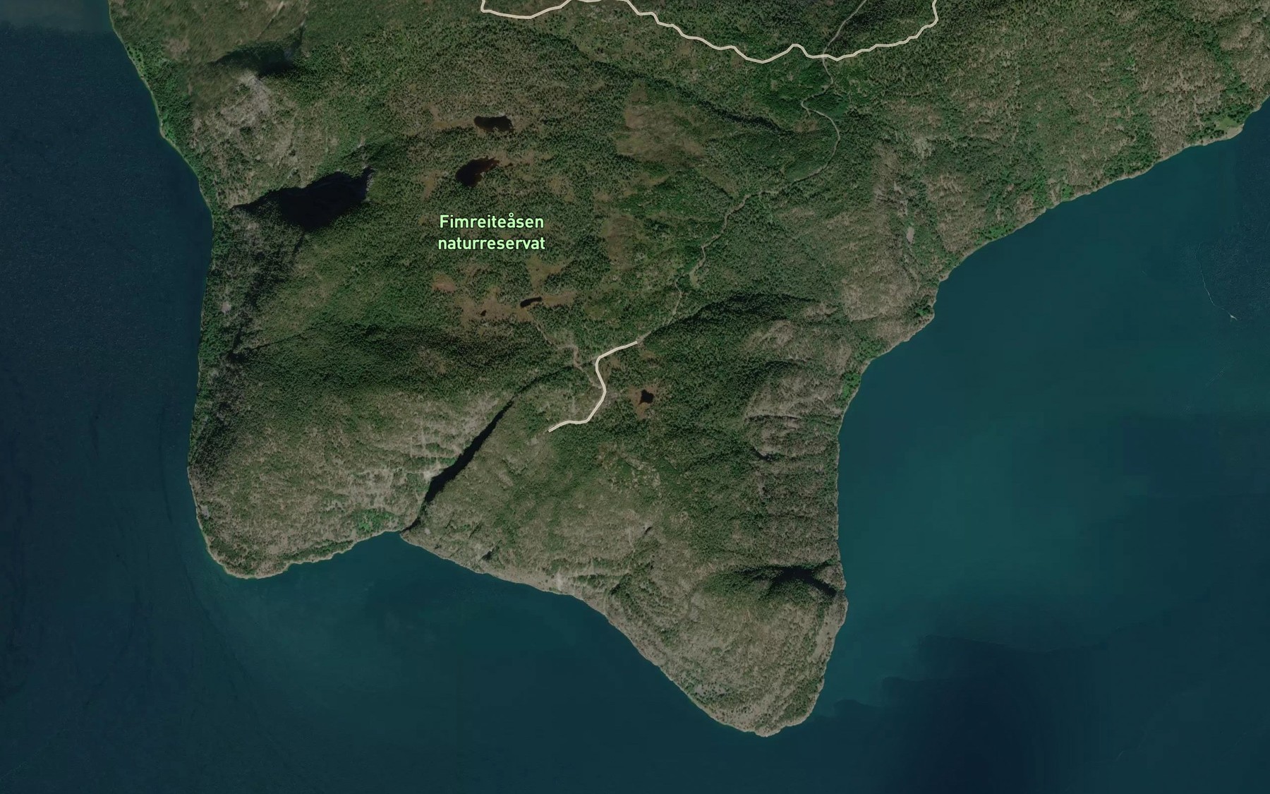 Satellite map of the Gagersnesvatnet
