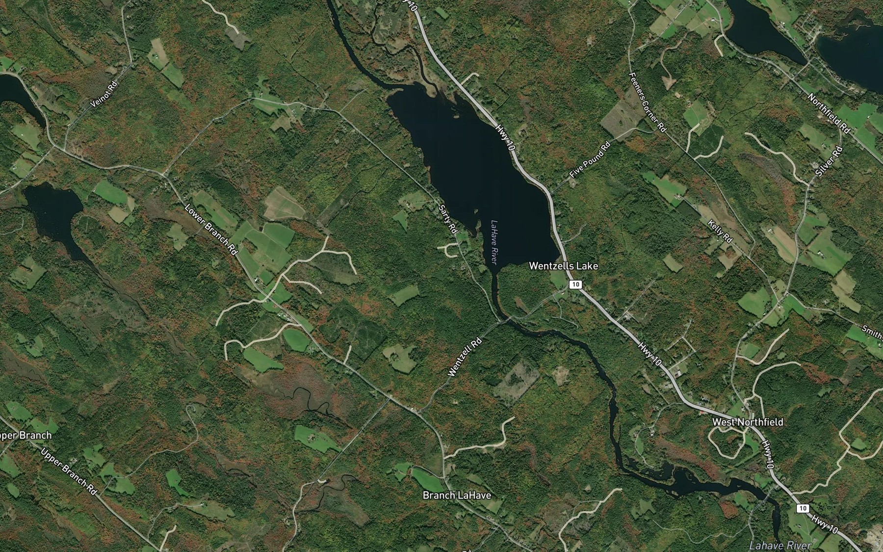 Satellite map of the Lake Pool