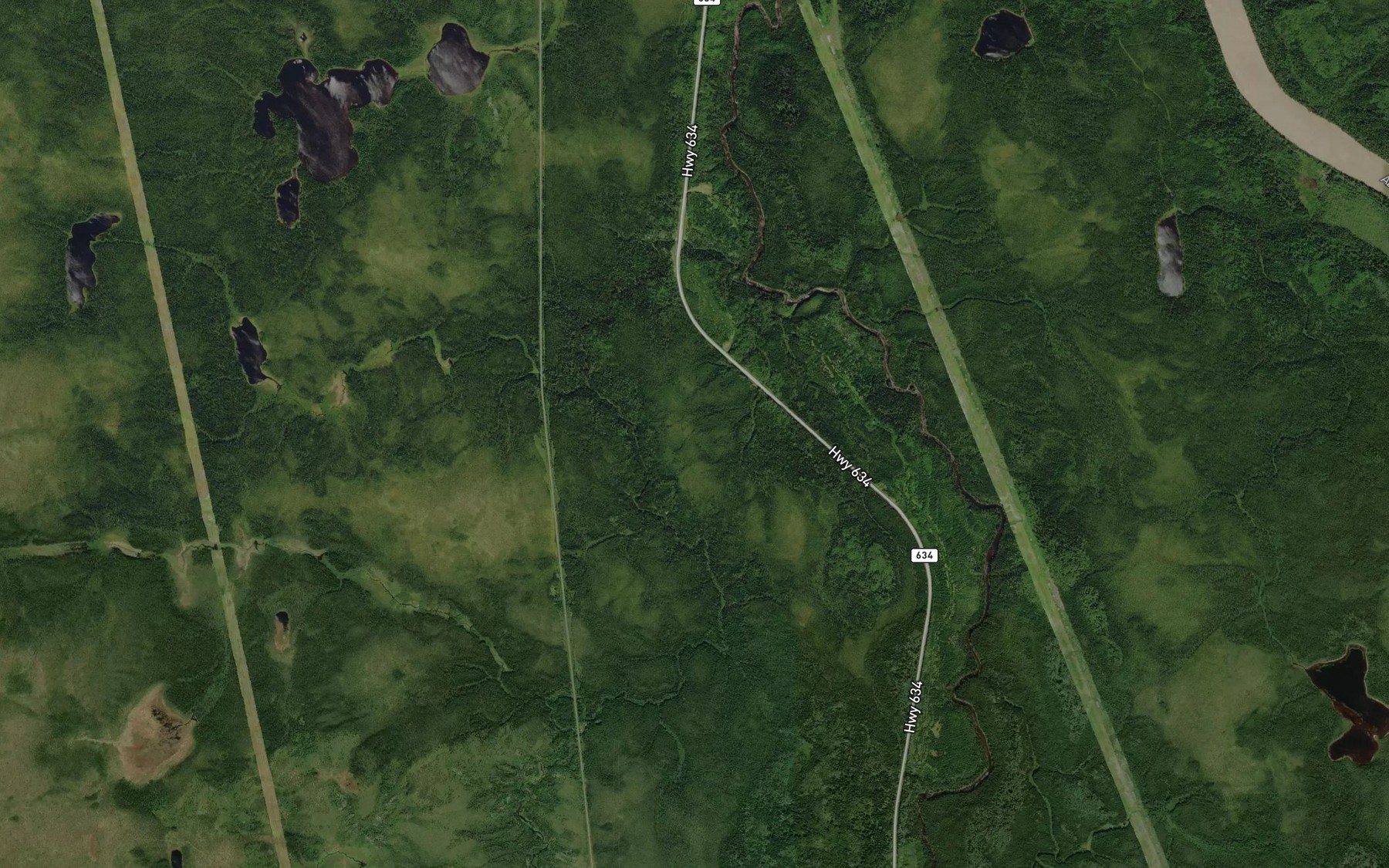 Satellite map of the Brownrigg Creek