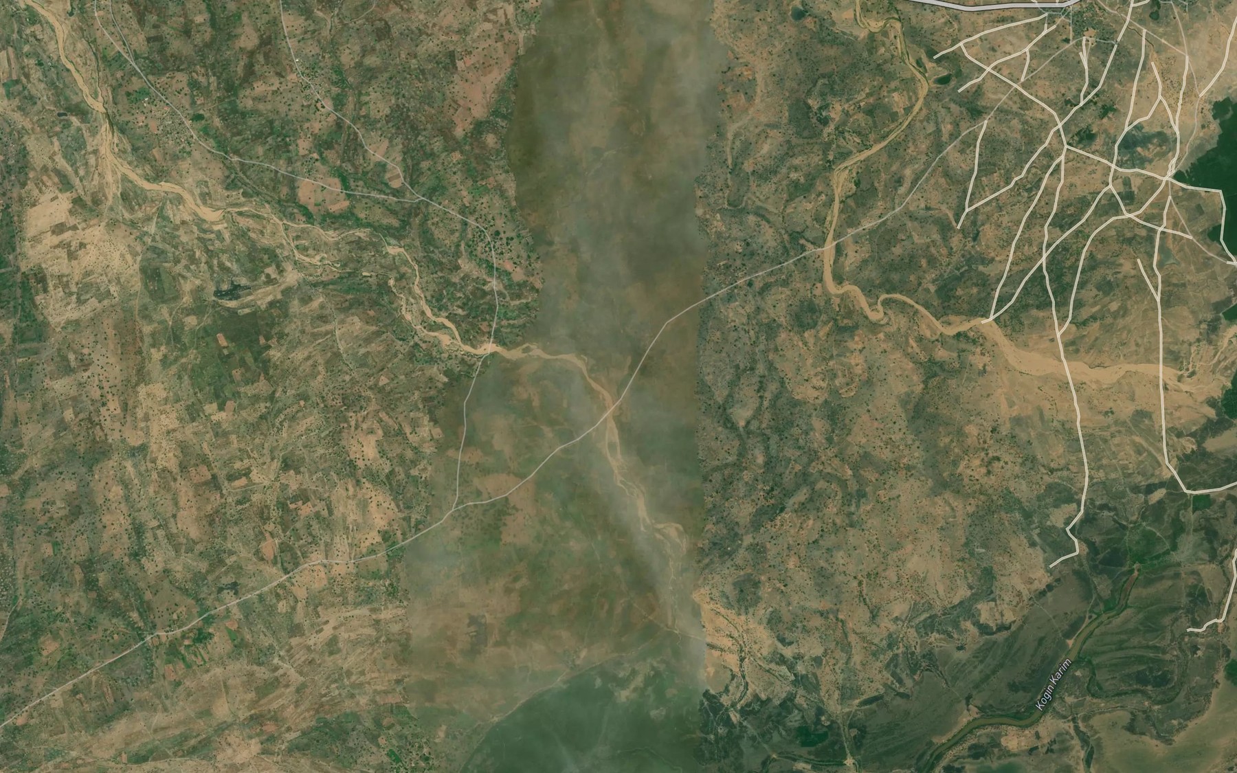 Satellite map of the Rafin Yashi