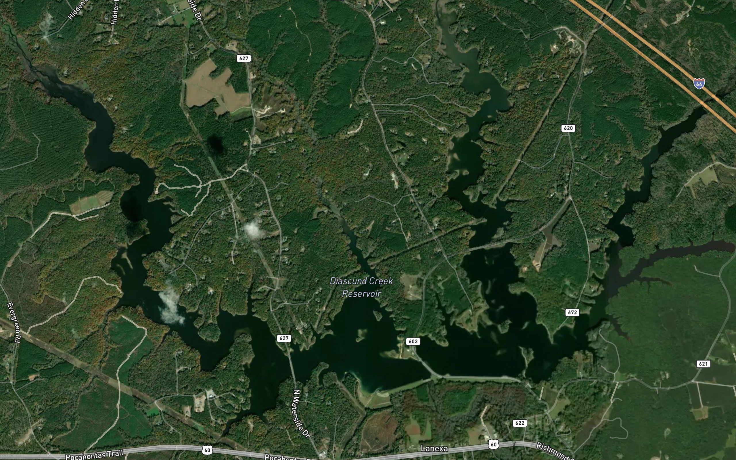 Diascund Creek Reservoir