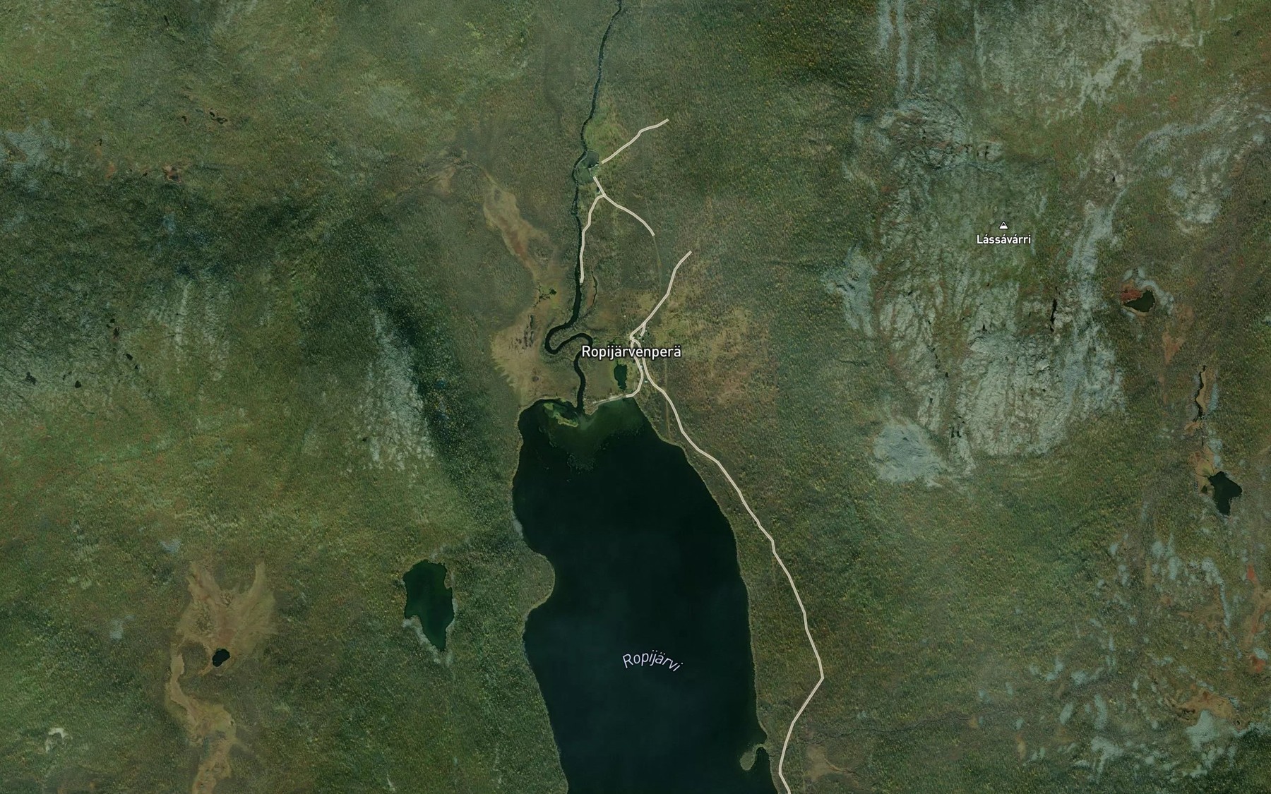 Satellite map of the Ropijoki