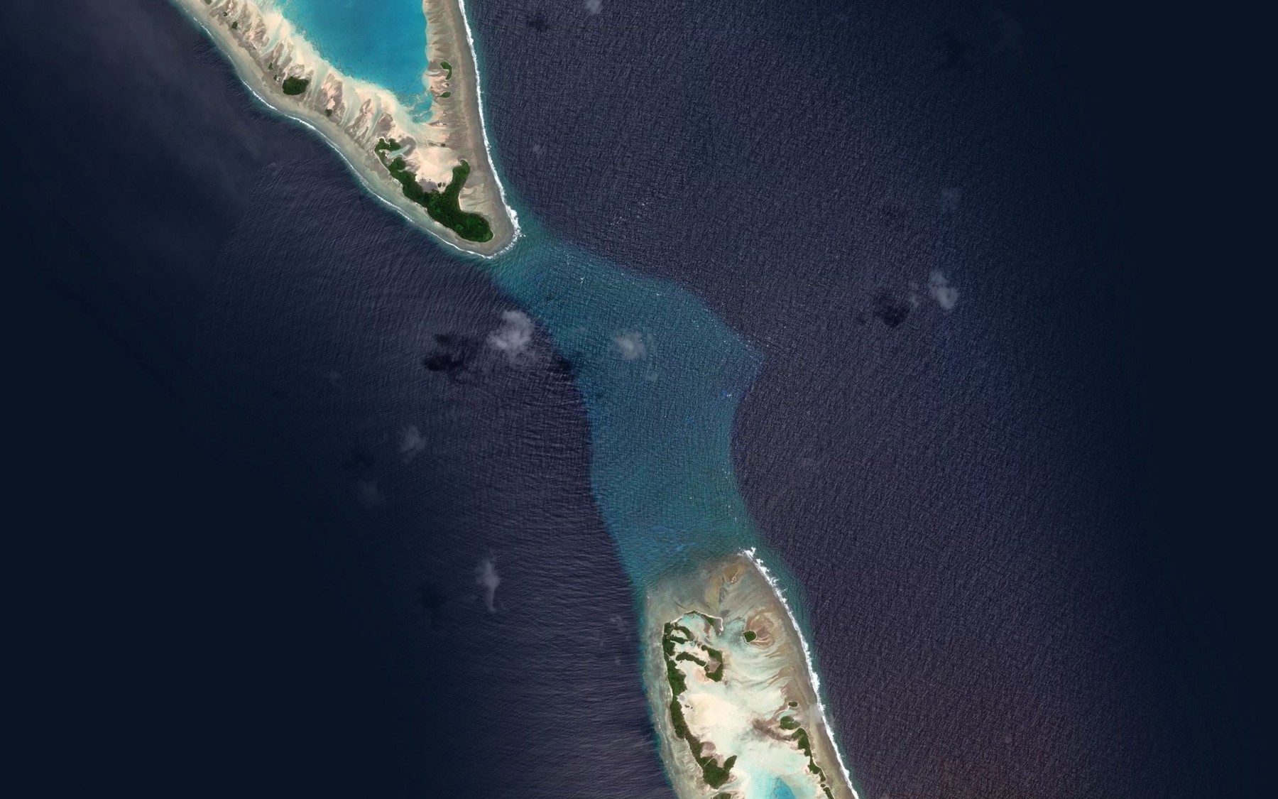 Satellite map of the Klee Passage