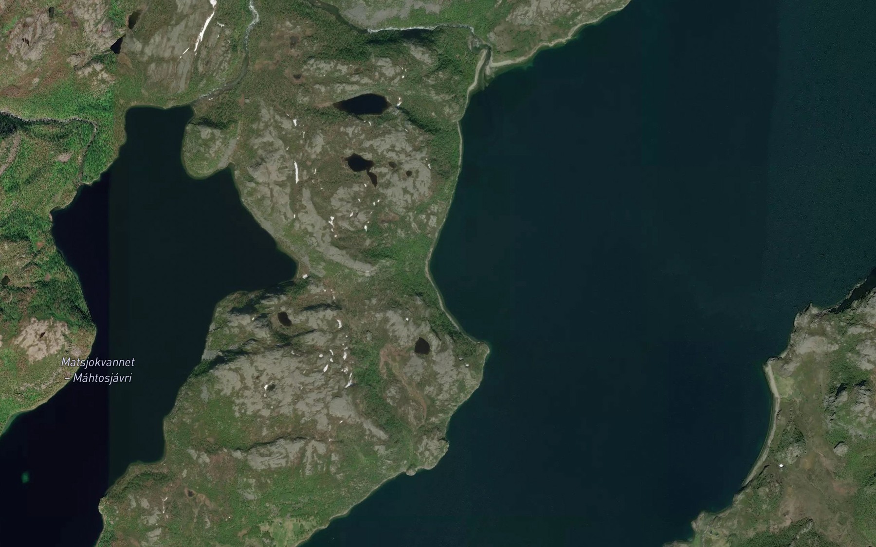 Satellite map of the Gavva