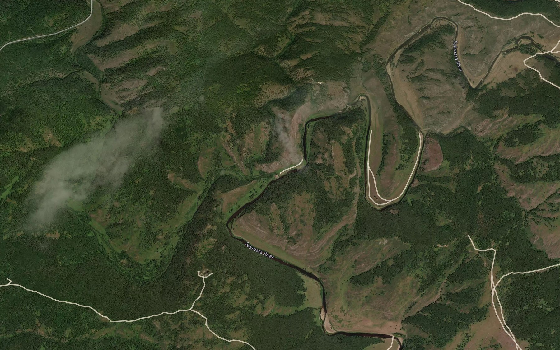 Satellite map of the Barakal
